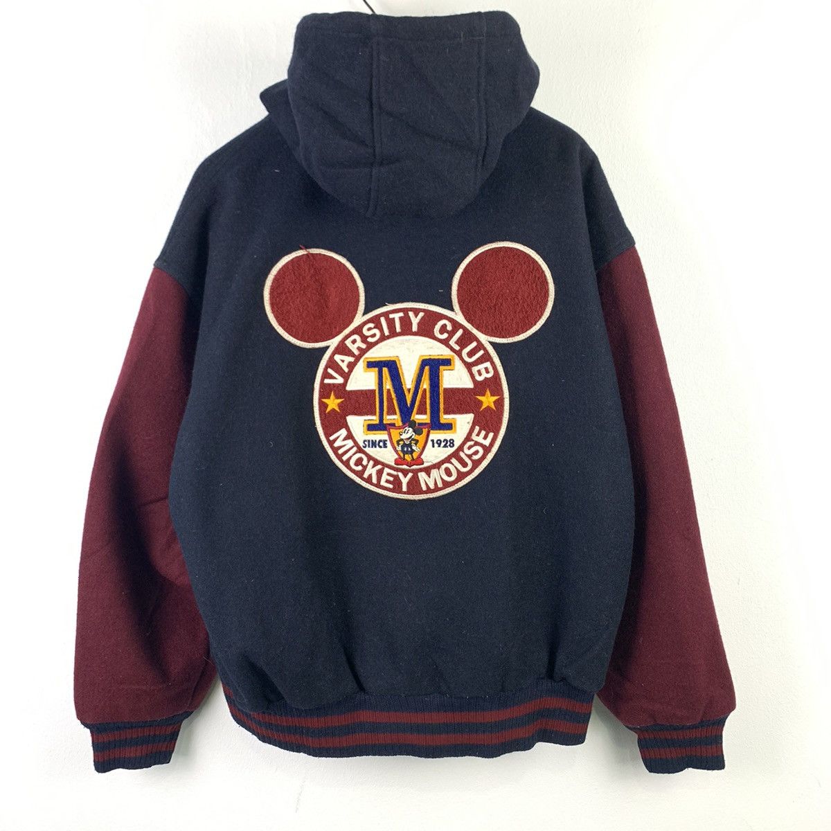 Cartoon Network × Mickey Inc 🔥NK14🔥Mickey inc big logos hoodie woll varsity jacket Size US XL / EU 56 / 4 - 1 Thumbnail