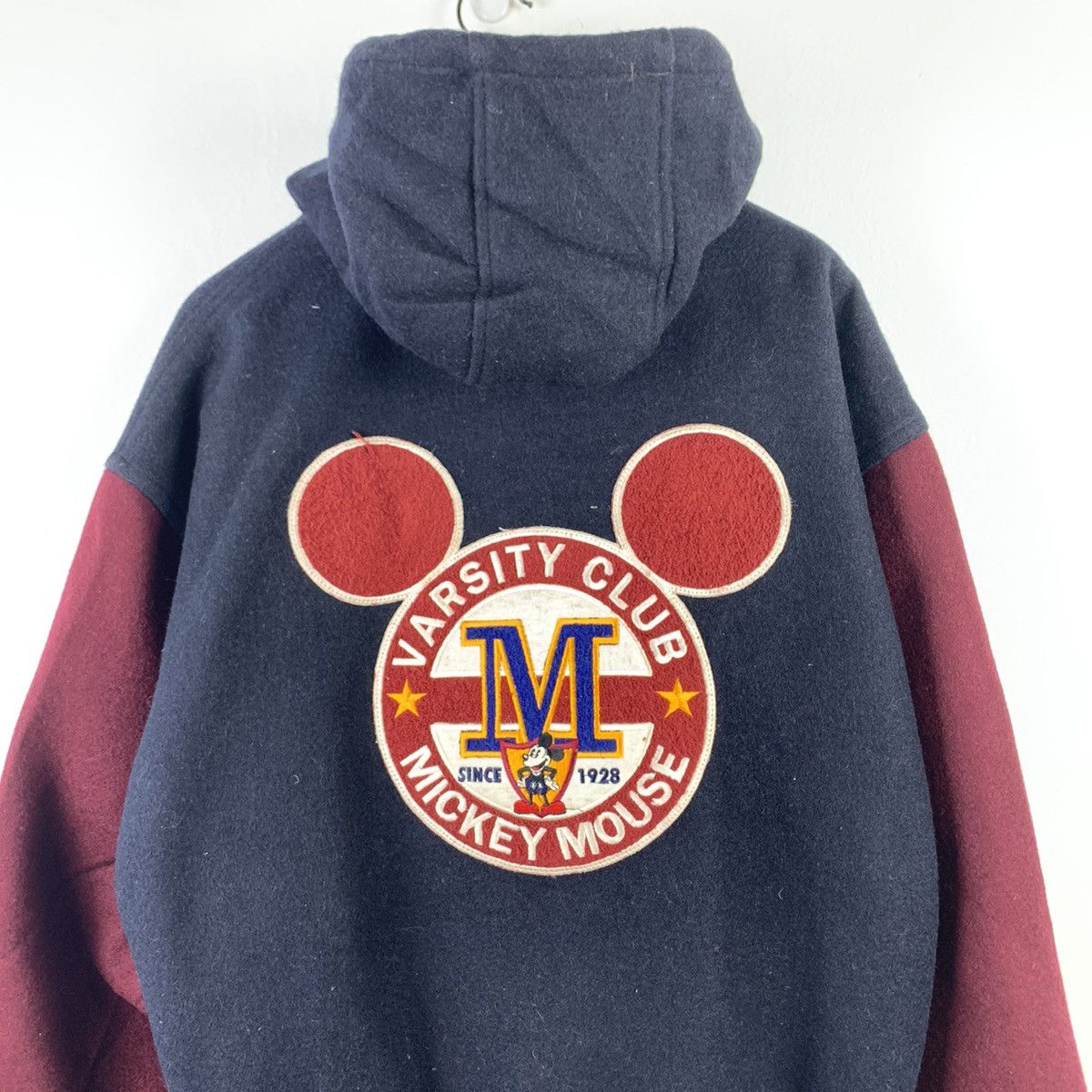 Cartoon Network × Mickey Inc 🔥NK14🔥Mickey inc big logos hoodie woll varsity jacket Size US XL / EU 56 / 4 - 2 Thumbnail