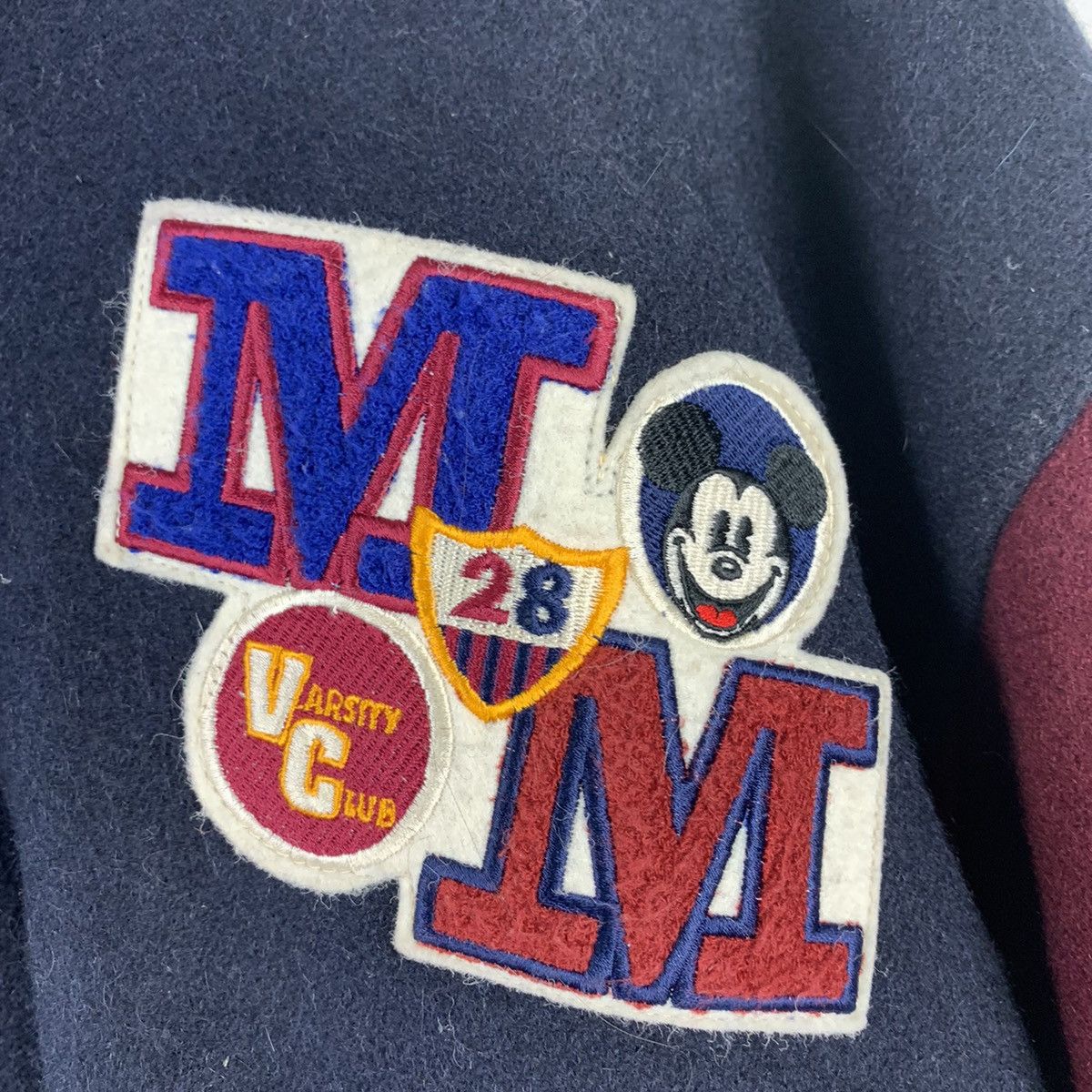 Cartoon Network × Mickey Inc 🔥NK14🔥Mickey inc big logos hoodie woll varsity jacket Size US XL / EU 56 / 4 - 5 Thumbnail