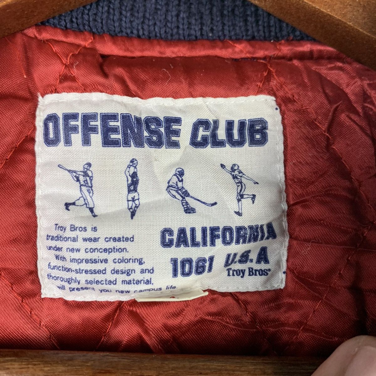 Vintage 🔥NEED GONE🔥NS308🔥Troy Bros offense club jackets Size US M / EU 48-50 / 2 - 5 Thumbnail