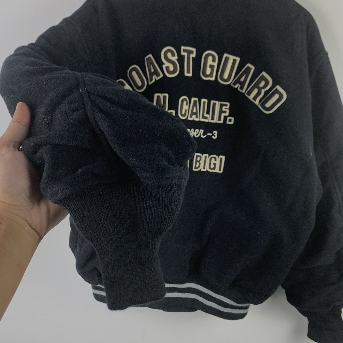 BIGI × Vintage 🔥NS303🔥VTG BIGI coast guard wool varsityjackets Size US L / EU 52-54 / 3 - 4 Thumbnail