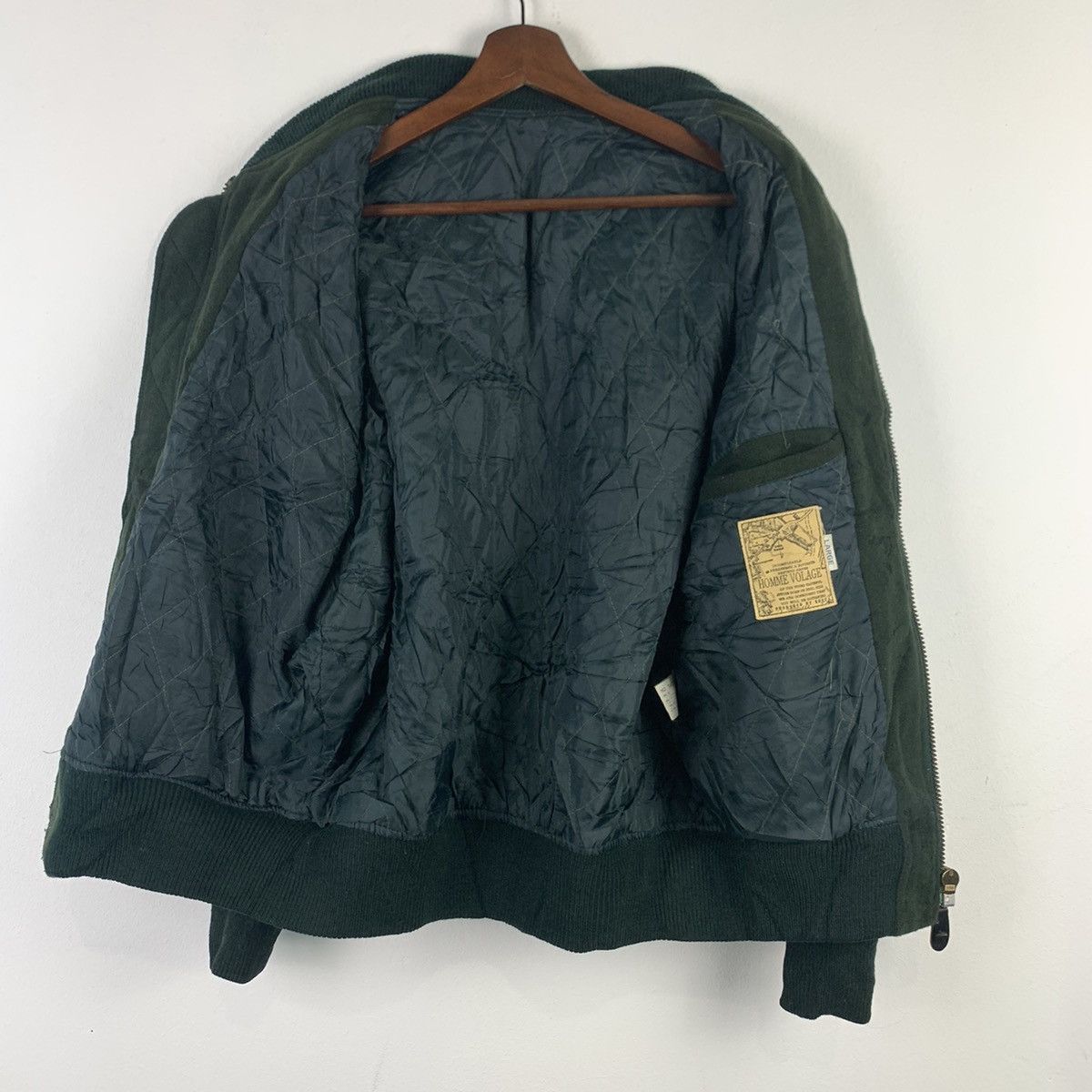 Japanese Brand × Vintage 🔥NS305🔥VTG HOMME VOLAGE wool AIR PLANES varsity jackets Size US M / EU 48-50 / 2 - 3 Thumbnail