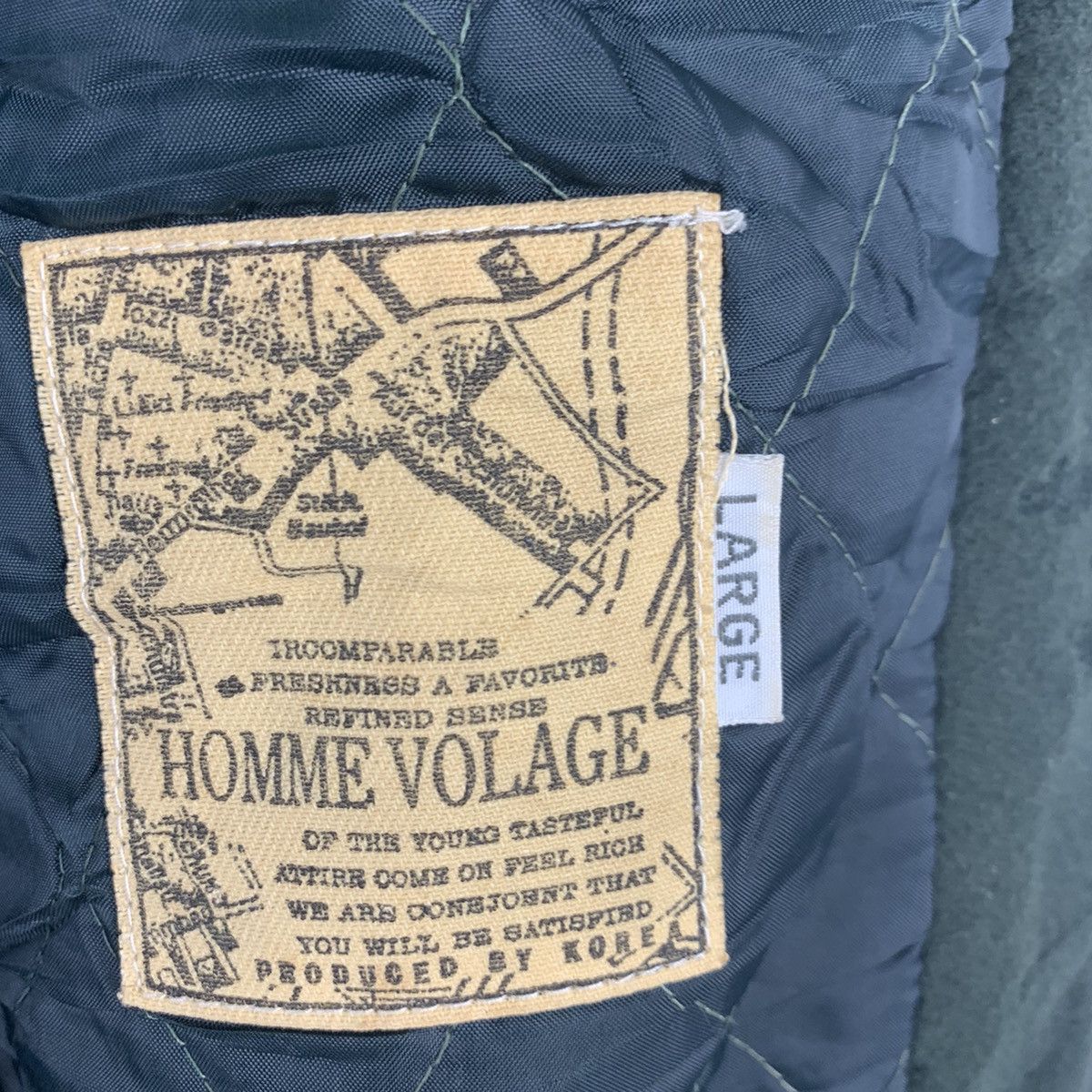 Japanese Brand × Vintage 🔥NS305🔥VTG HOMME VOLAGE wool AIR PLANES varsity jackets Size US M / EU 48-50 / 2 - 7 Thumbnail