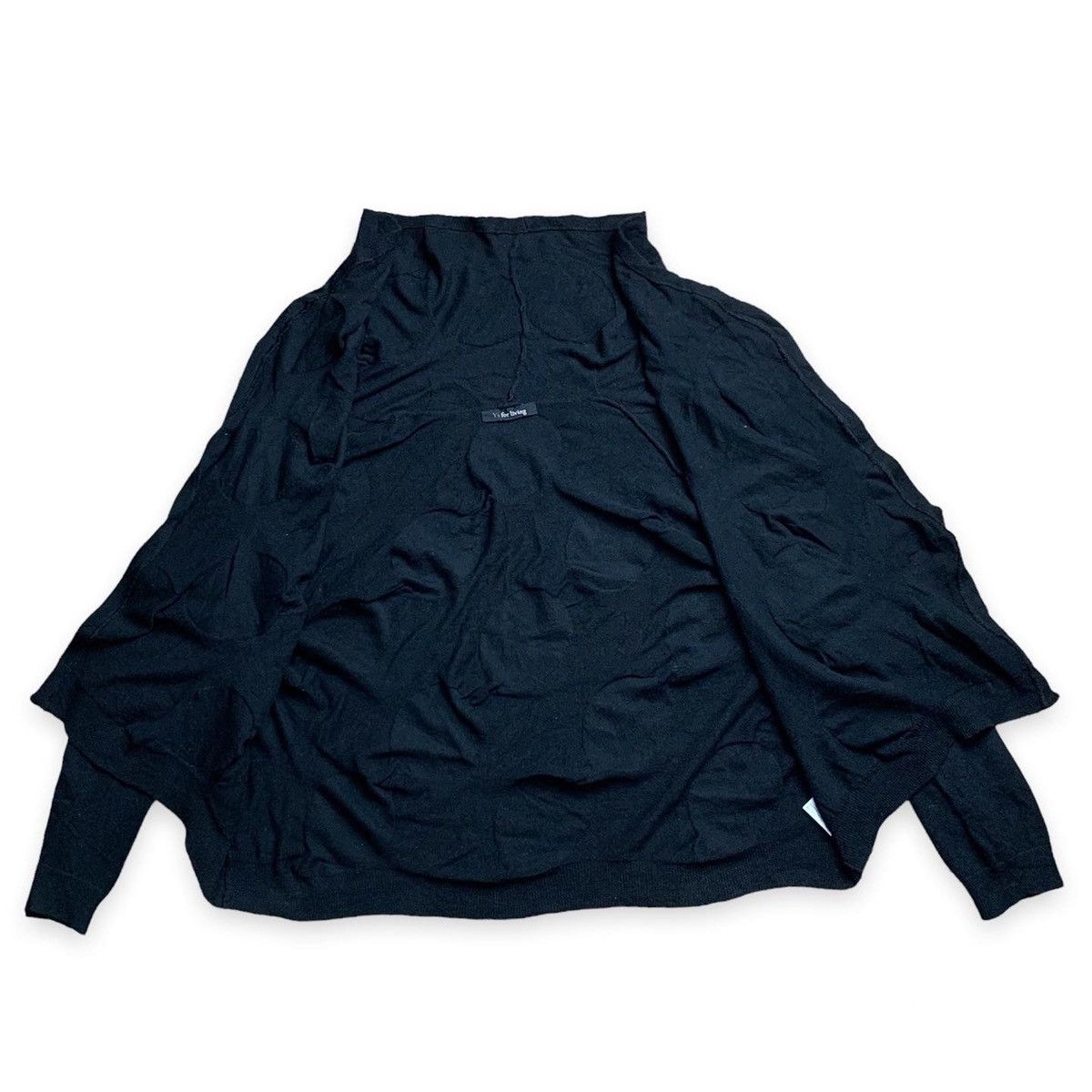 Yohji Yamamoto Y’S Yohji Asymmetric Embossed Cardigan Size US M / EU 48-50 / 2 - 3 Thumbnail
