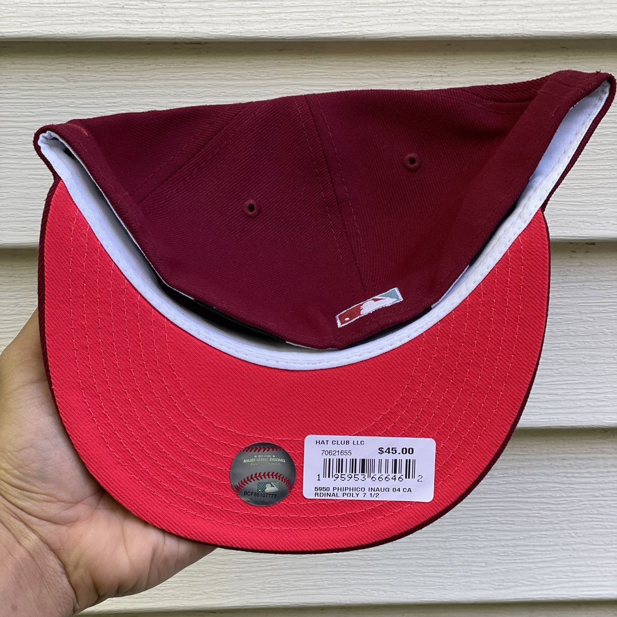 Hat Club × MLB × New Era New Era x Hat Club Philadelphia Phillies 7 1/4 Yote Infrared Size ONE SIZE - 3 Thumbnail