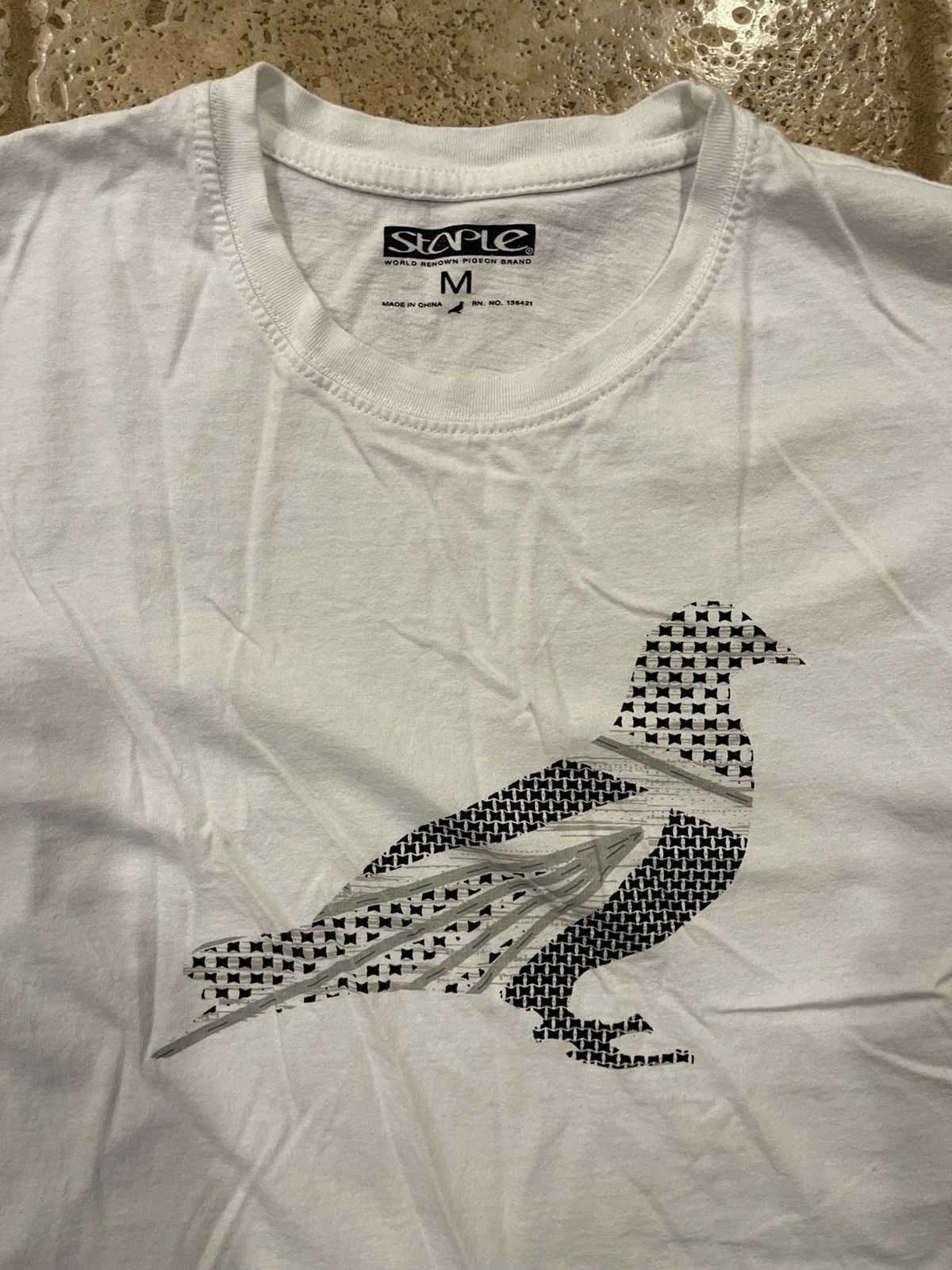 Staple Staple White Pigeon Short Sleeve Tee Size US M / EU 48-50 / 2 - 4 Thumbnail