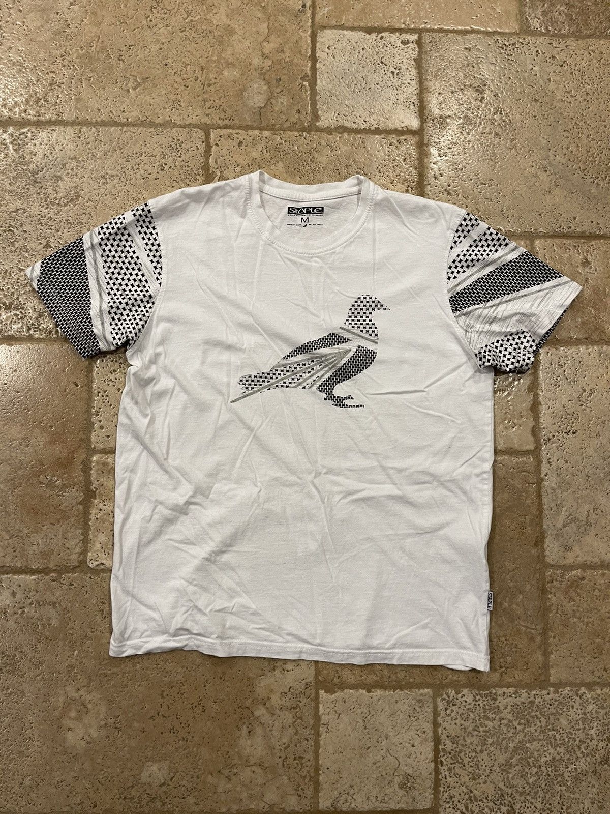 Staple Staple White Pigeon Short Sleeve Tee Size US M / EU 48-50 / 2 - 1 Thumbnail