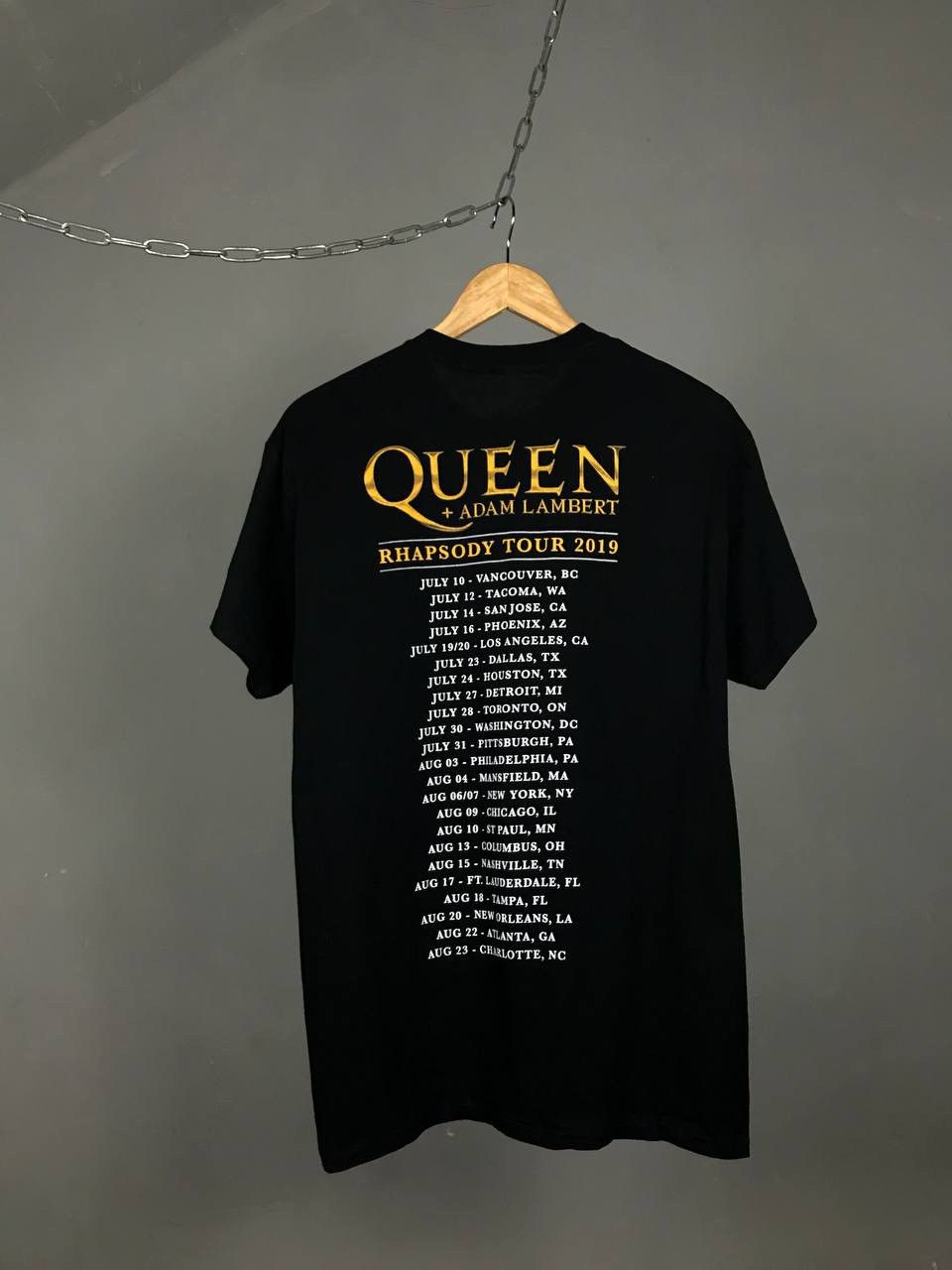 Band Tees × Vintage Queen x Adam Lambert vintage rock band tour tee Size US M / EU 48-50 / 2 - 5 Thumbnail
