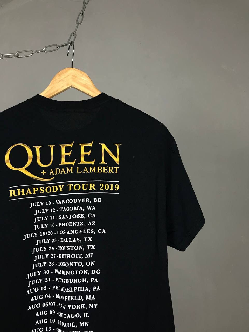 Band Tees × Vintage Queen x Adam Lambert vintage rock band tour tee Size US M / EU 48-50 / 2 - 6 Thumbnail