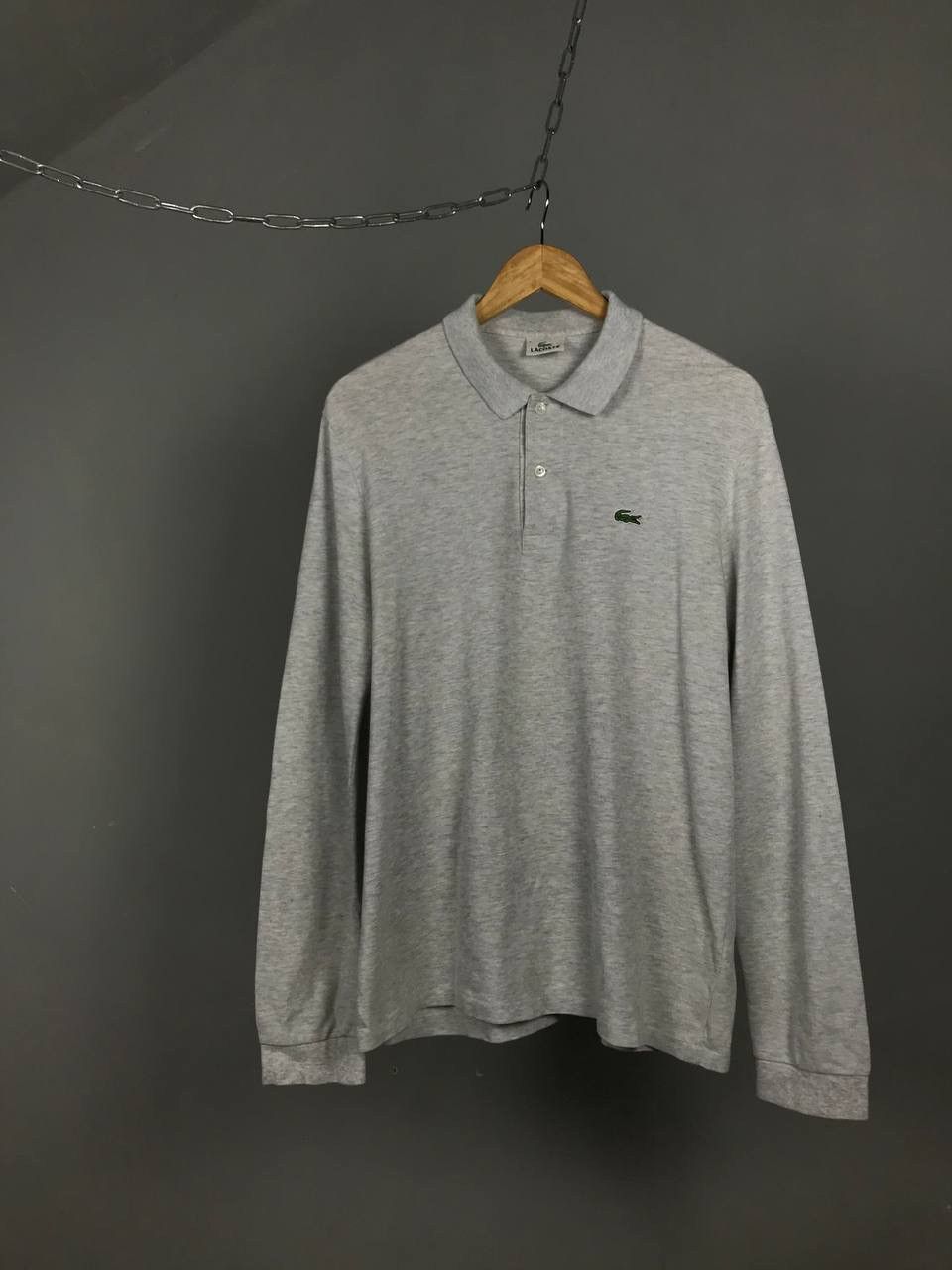 Lacoste Lacoste vintage luxury streetwear polo longsleeve Size US L / EU 52-54 / 3 - 1 Thumbnail
