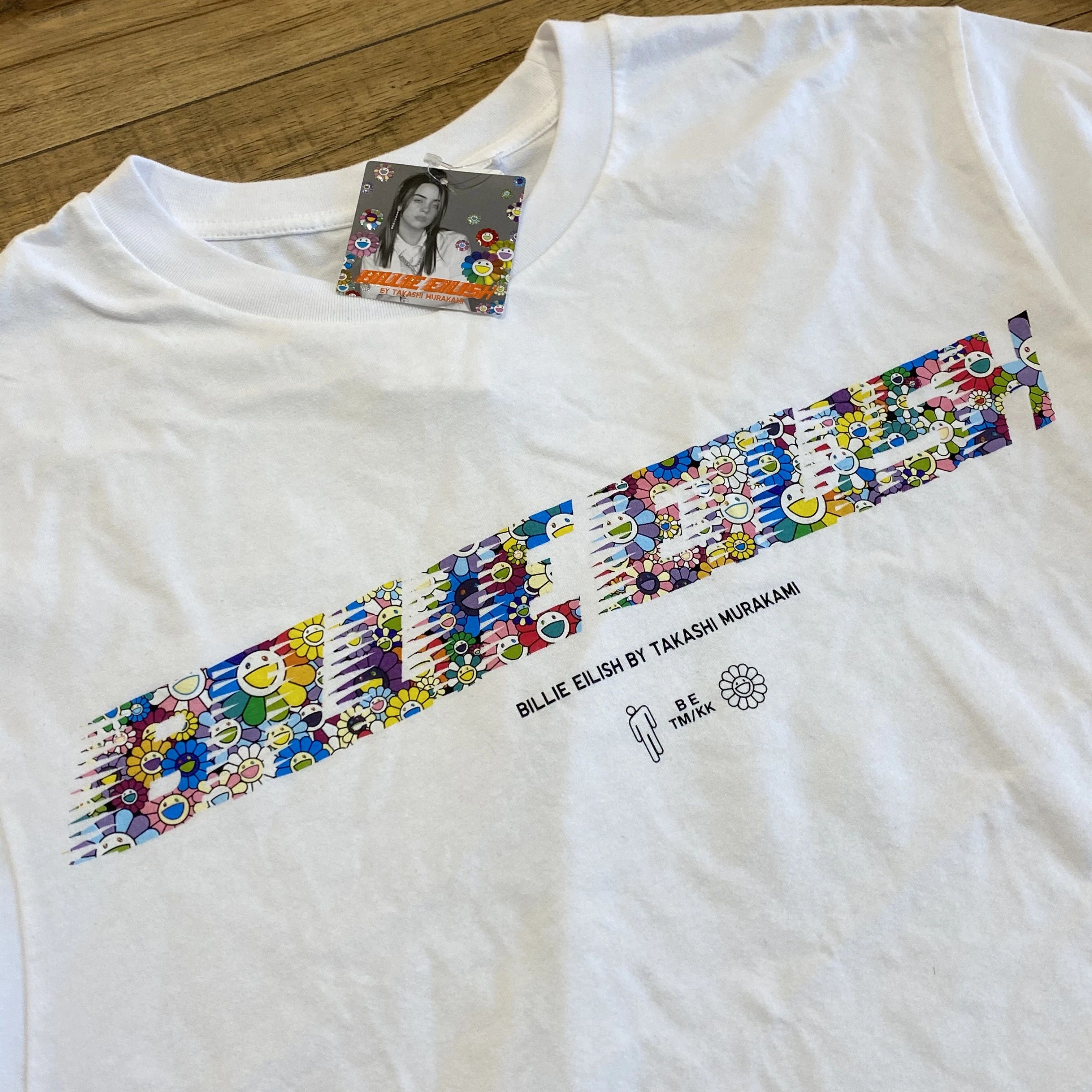 Billie Eilish S Women's BILLIE EILISH TAKASHI MURAKAMI WHITE T-SHIRT Size S / US 4 / IT 40 - 2 Thumbnail