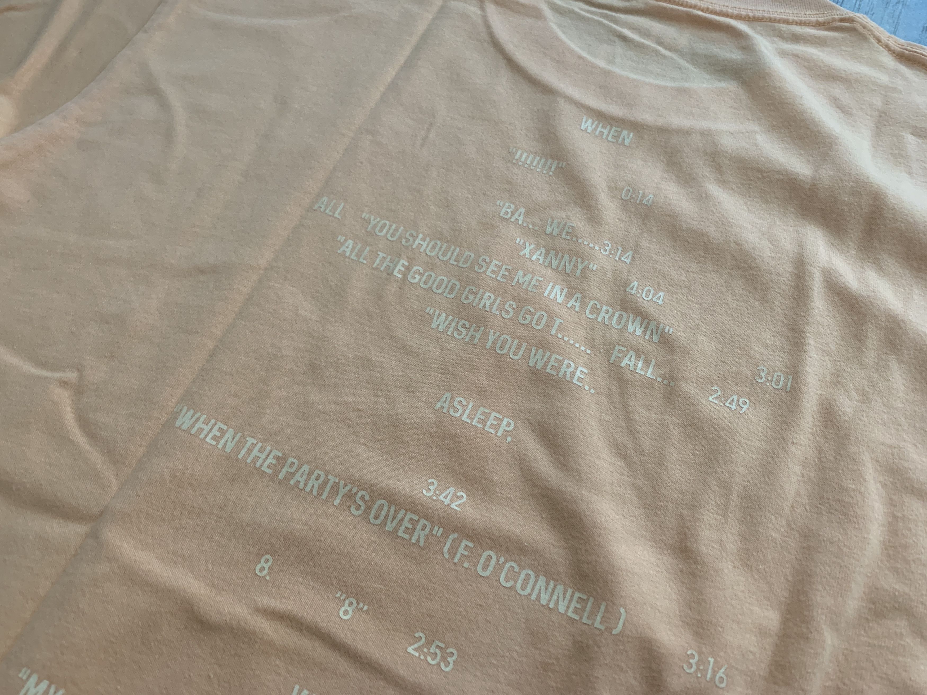 Billie Eilish XS UNIQLO BILLIE EILISH TAKASHI MURAKAMI ORANGE T-SHIRT Size US XS / EU 42 / 0 - 2 Thumbnail