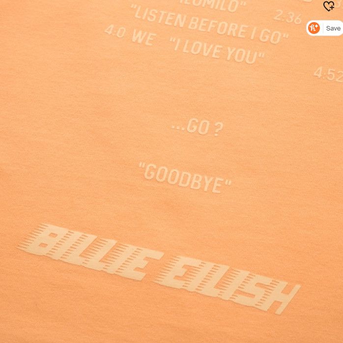 Billie Eilish XS UNIQLO BILLIE EILISH TAKASHI MURAKAMI ORANGE T-SHIRT Size US XS / EU 42 / 0 - 10 Thumbnail