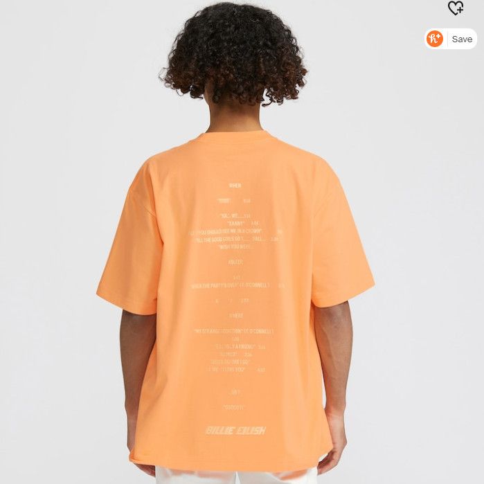Billie Eilish XS UNIQLO BILLIE EILISH TAKASHI MURAKAMI ORANGE T-SHIRT Size US XS / EU 42 / 0 - 13 Thumbnail