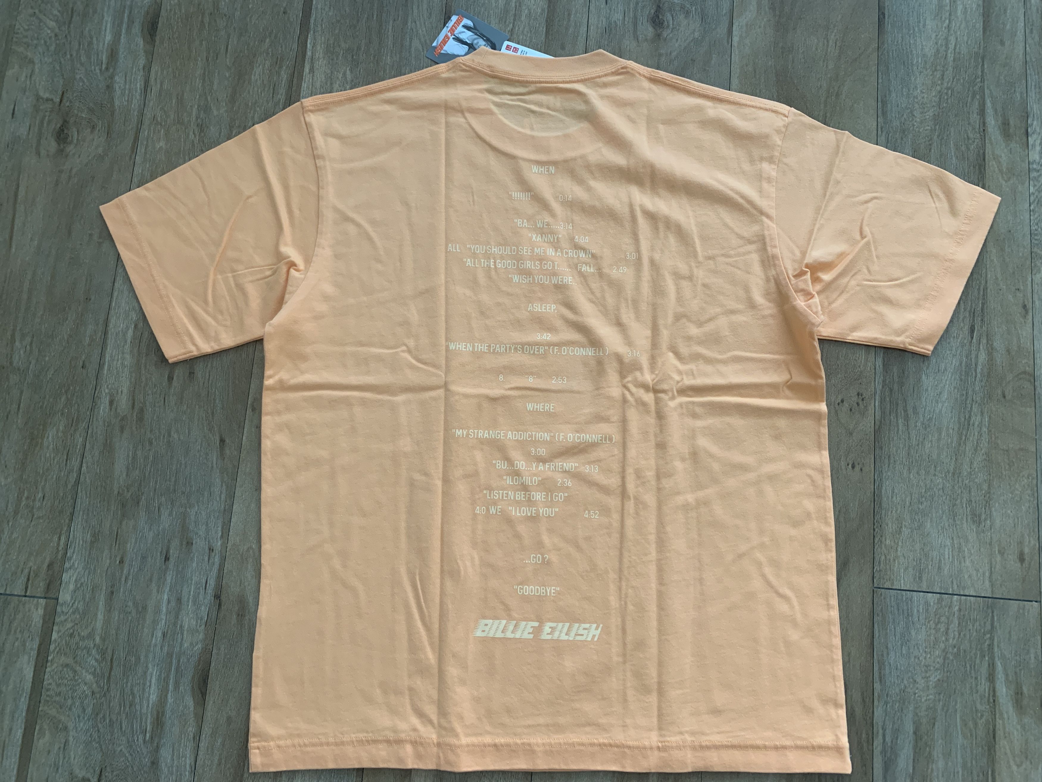 Billie Eilish XS UNIQLO BILLIE EILISH TAKASHI MURAKAMI ORANGE T-SHIRT Size US XS / EU 42 / 0 - 1 Thumbnail
