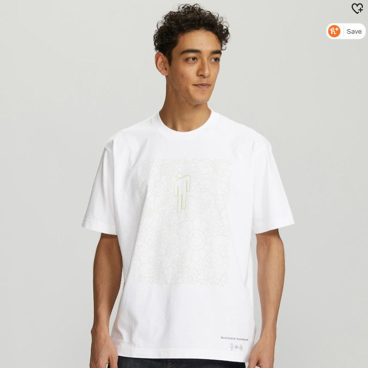 Billie Eilish × Takashi Murakami × Uniqlo Large L UNIQLO BILLIE EILISH TAKASHI MURAKAMI WHITE T-SHIRT Size US L / EU 52-54 / 3 - 8 Thumbnail