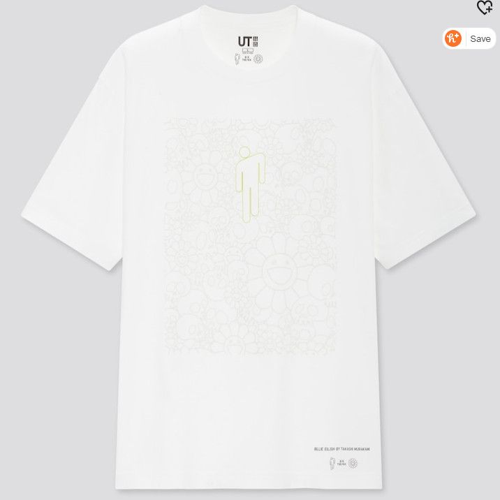 Billie Eilish × Takashi Murakami × Uniqlo Large L UNIQLO BILLIE EILISH TAKASHI MURAKAMI WHITE T-SHIRT Size US L / EU 52-54 / 3 - 6 Thumbnail