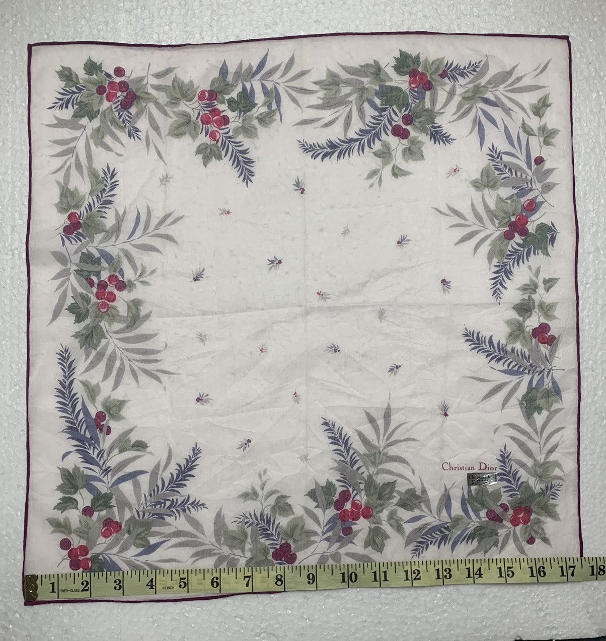 Christian Dior Monsieur Christian Dior Handkerchief / Neckerchief Size ONE SIZE - 7 Thumbnail