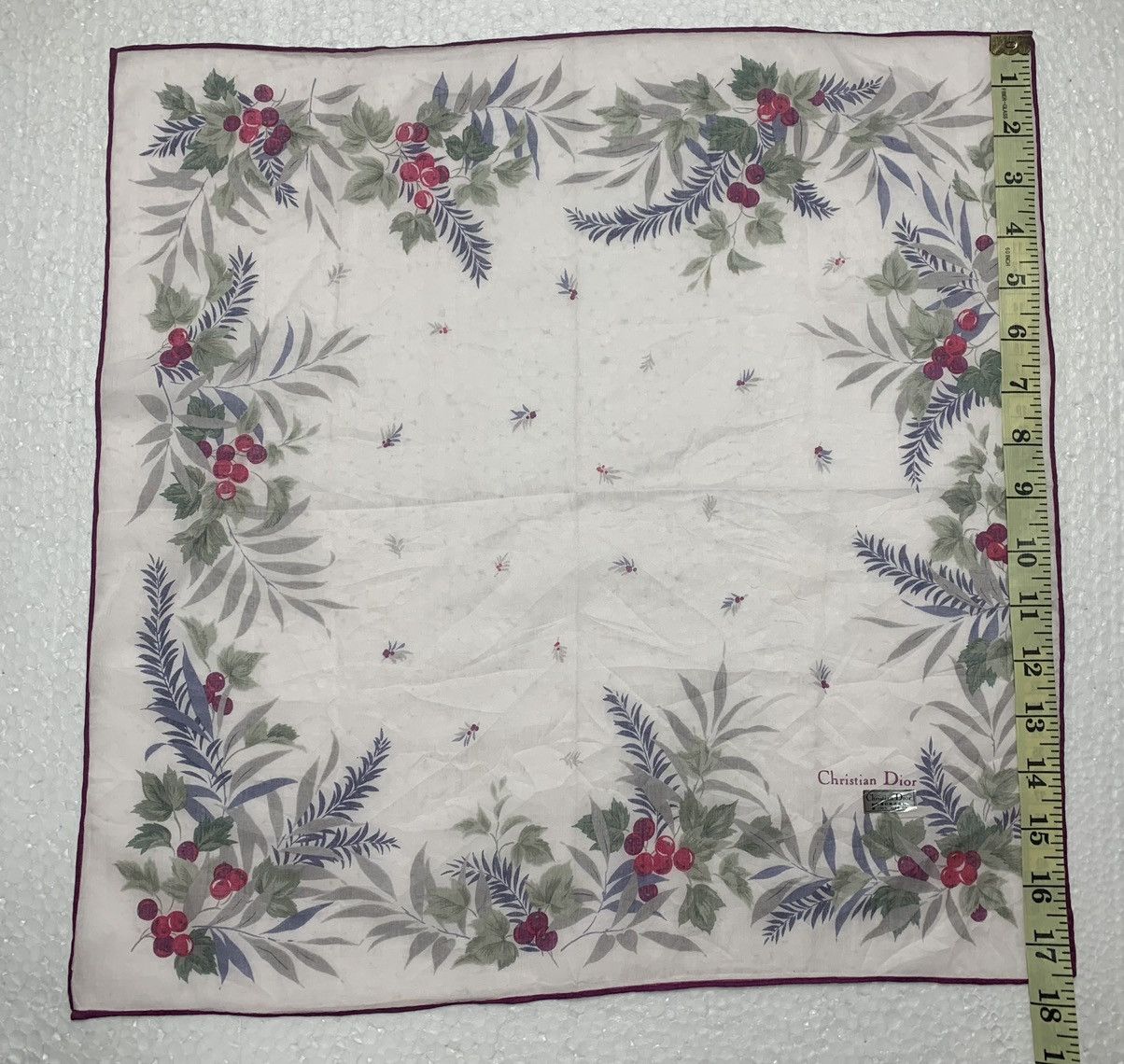 Christian Dior Monsieur Christian Dior Handkerchief / Neckerchief Size ONE SIZE - 8 Thumbnail