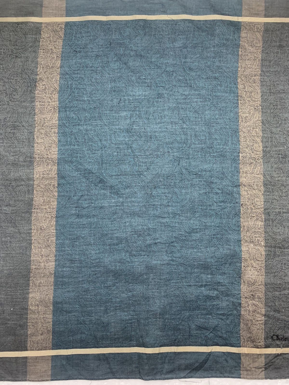 Christian Dior Monsieur Christian Dior Paisley Handkerchief/Neckerchief/Bandana Size ONE SIZE - 6 Thumbnail