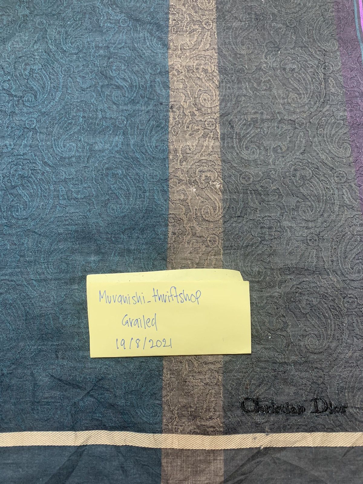 Christian Dior Monsieur Christian Dior Paisley Handkerchief/Neckerchief/Bandana Size ONE SIZE - 3 Thumbnail