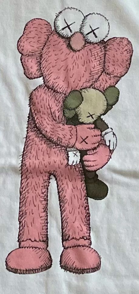 Kaws × Uniqlo 2XS XXS UT White Pink BFF Tee Shirt Plush Figure First Size US XXS / EU 40 - 2 Thumbnail