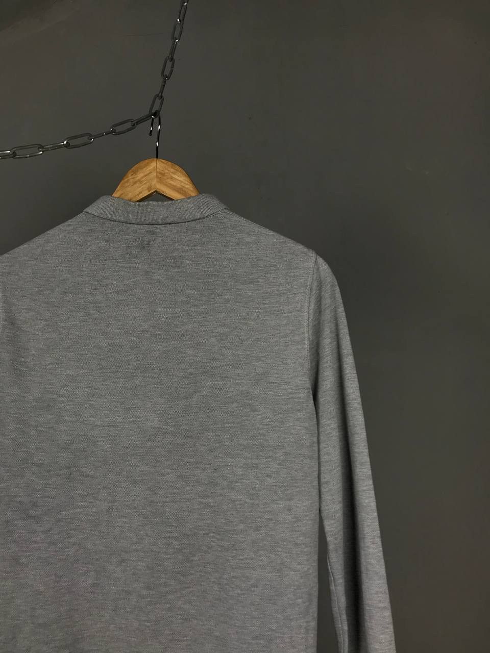 Allsaints Allsaints luxury streetwear gray polo longsleeve Size US S / EU 44-46 / 1 - 8 Thumbnail