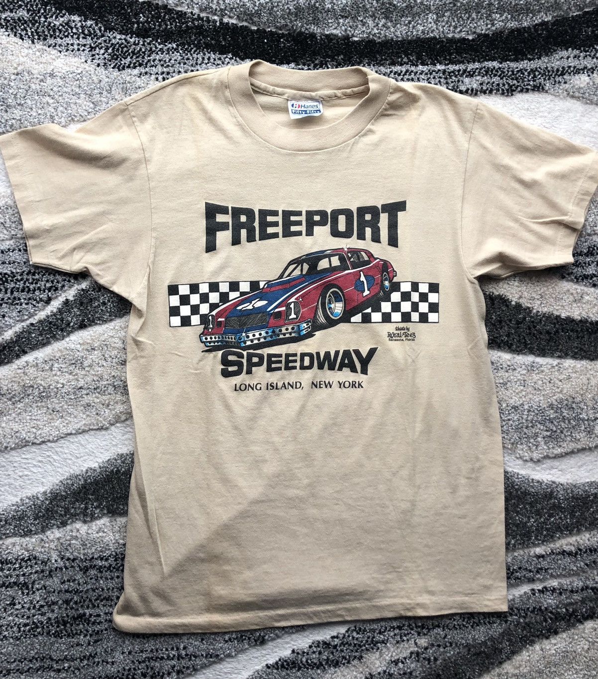 Vintage Vintage 90s Freeport Speedway Racing Shirt Single Stitch | Grailed