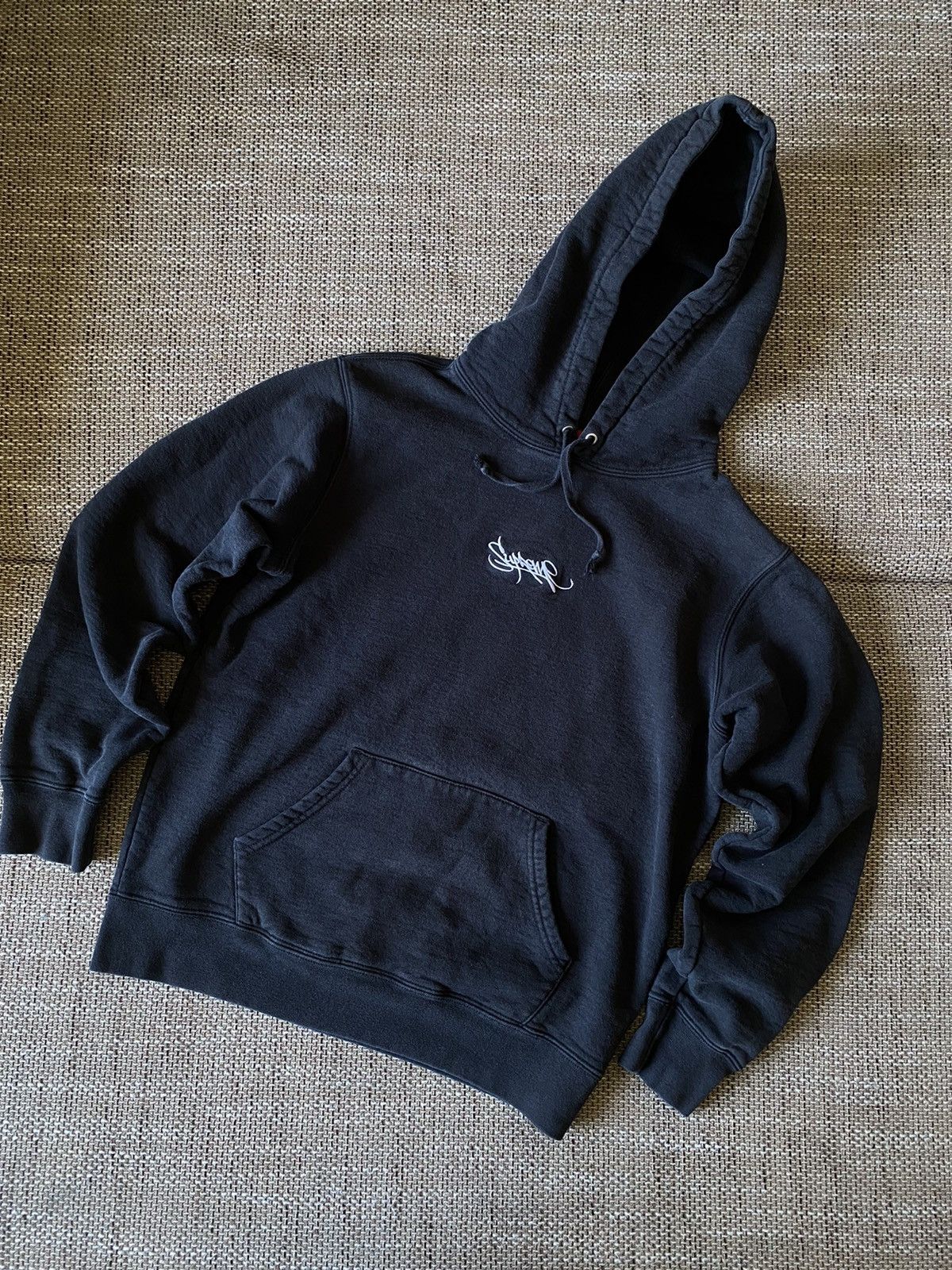 Image of Supreme Hoodie in Black, Men's (Size Small)