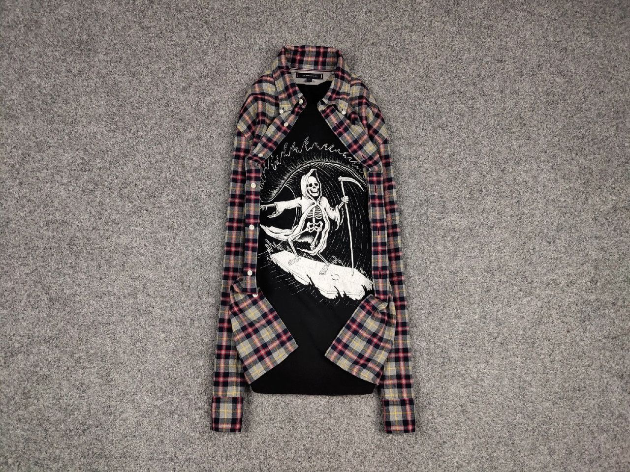 Flannel Vintage Flannel Shirt Travis Scott Style Streetwear Hype Size US M / EU 48-50 / 2 - 1 Thumbnail
