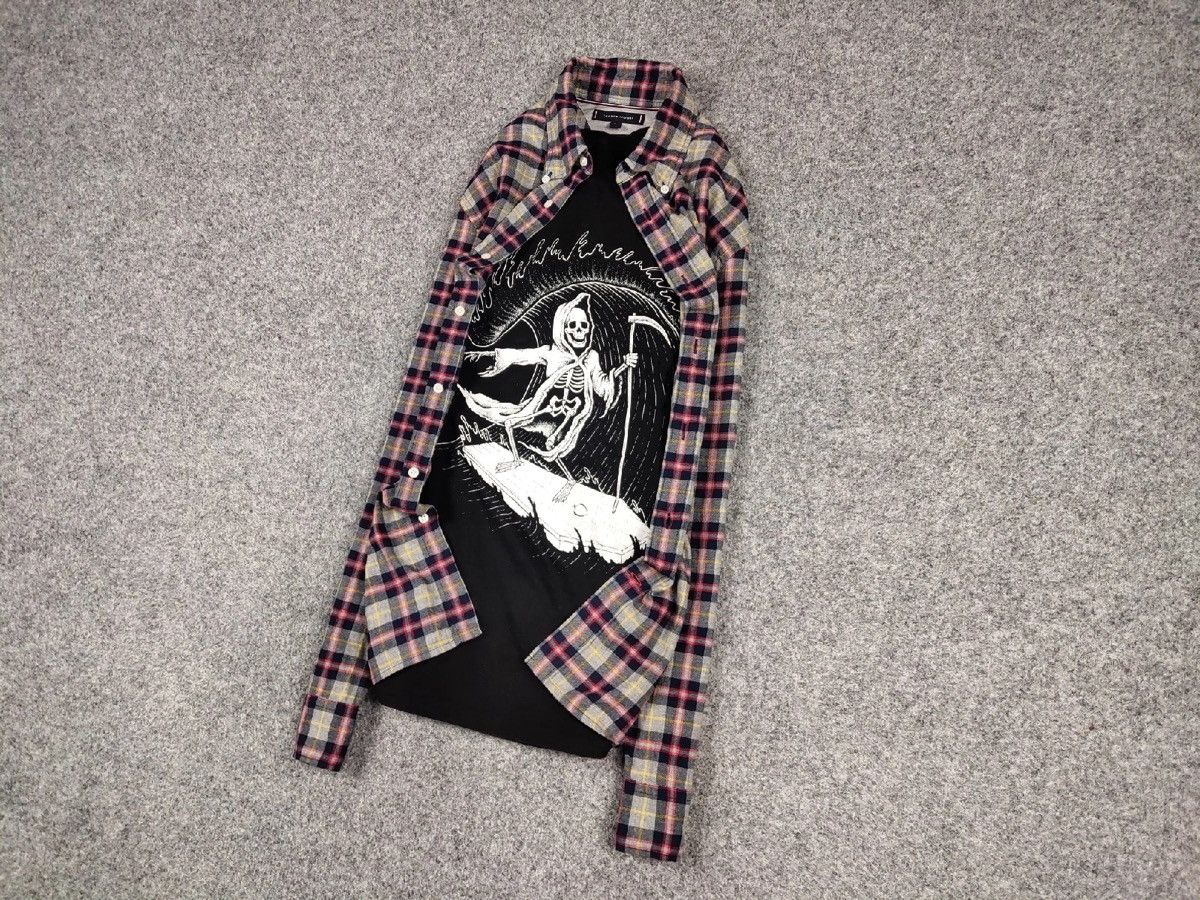 Flannel Vintage Flannel Shirt Travis Scott Style Streetwear Hype Size US M / EU 48-50 / 2 - 5 Thumbnail
