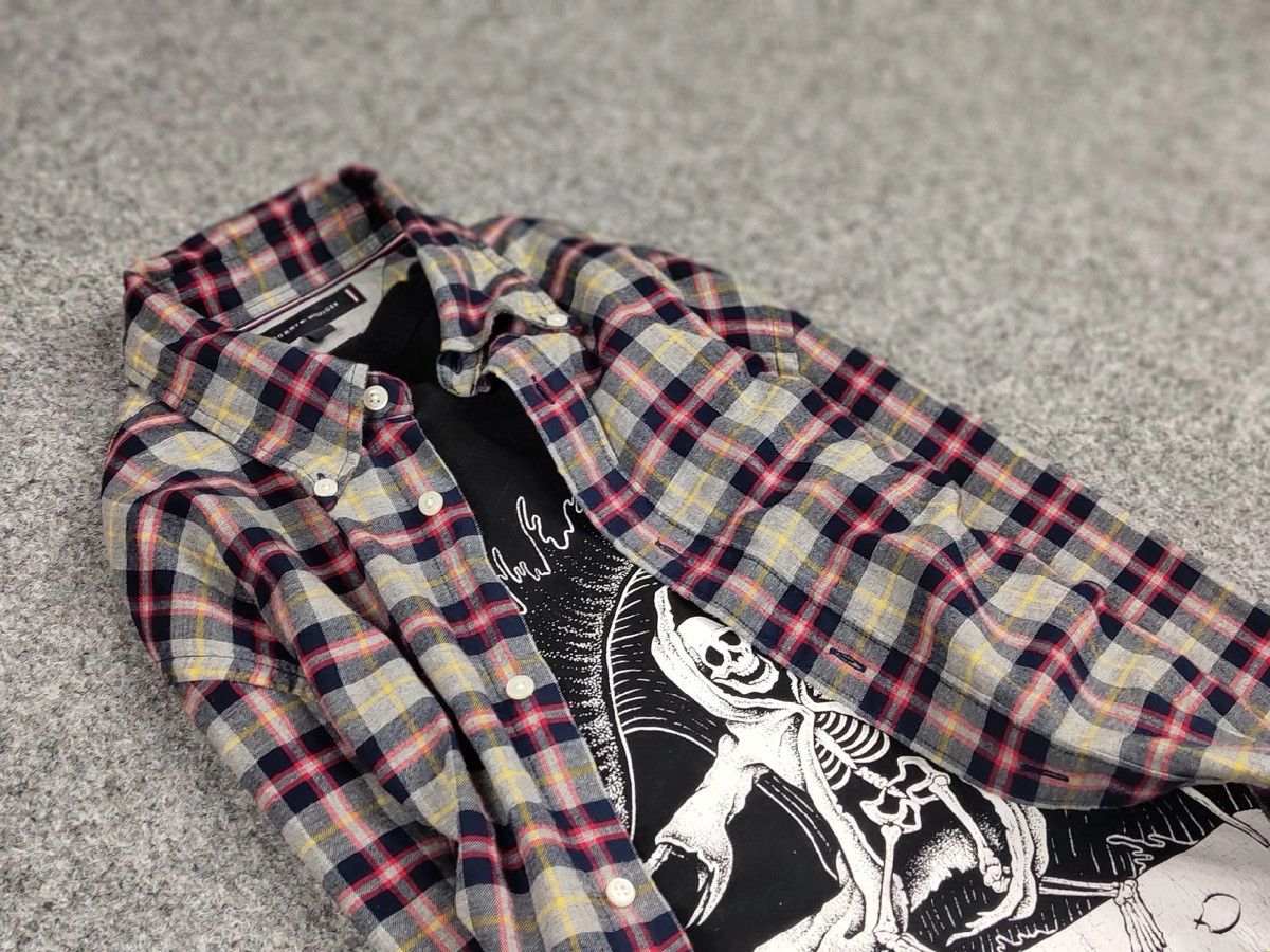 Flannel Vintage Flannel Shirt Travis Scott Style Streetwear Hype Size US M / EU 48-50 / 2 - 13 Thumbnail
