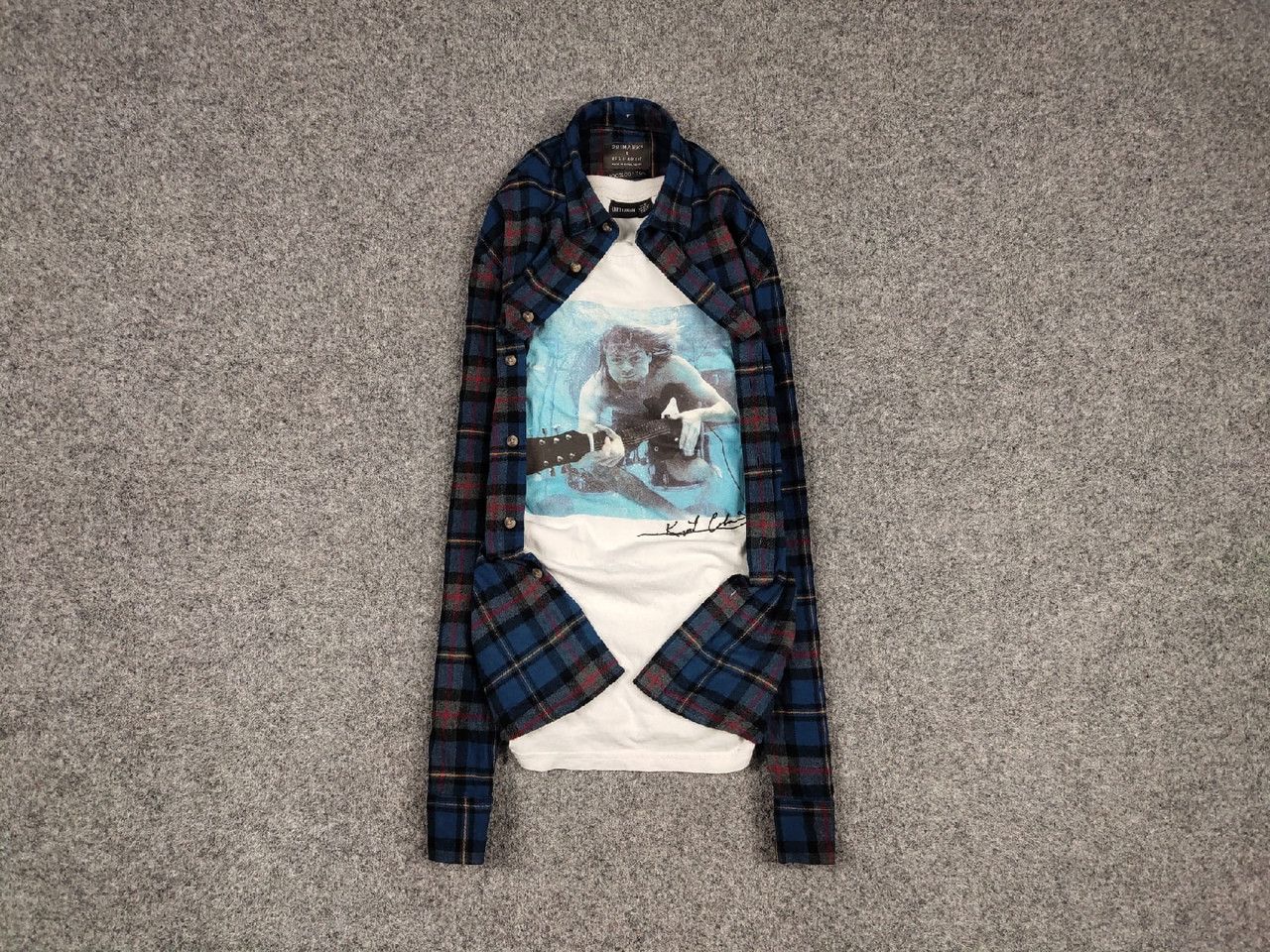 Flannel Vintage Flannel Shirt Travis Scott Style Streetwear Hype Size US S / EU 44-46 / 1 - 1 Thumbnail