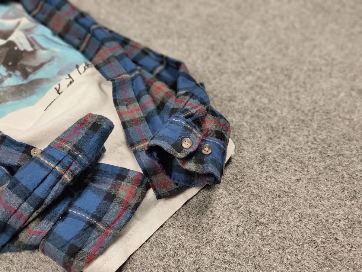 Flannel Vintage Flannel Shirt Travis Scott Style Streetwear Hype Size US S / EU 44-46 / 1 - 9 Thumbnail