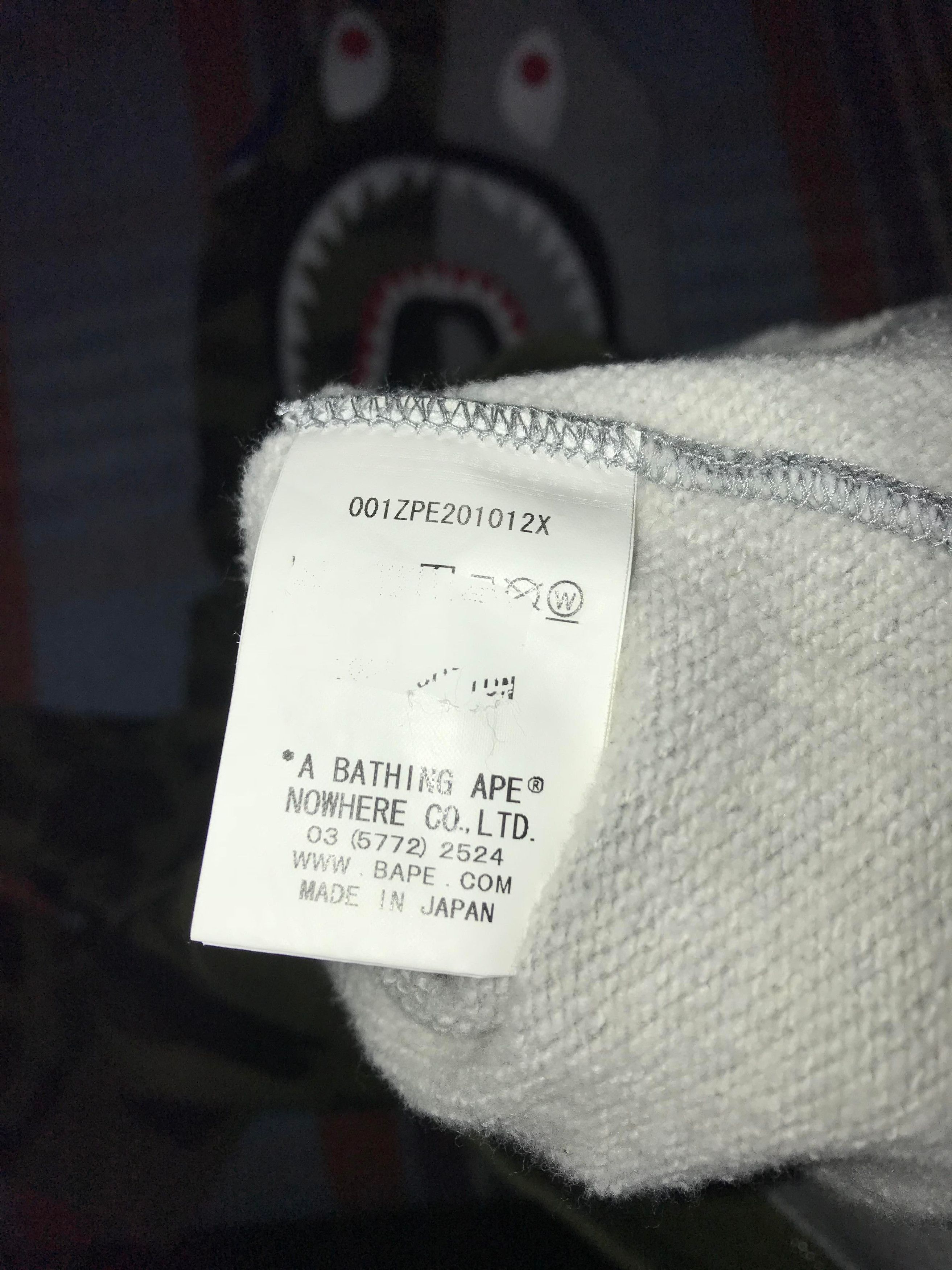 Bape Bape grey/green camo half split zip hoodie S Size US S / EU 44-46 / 1 - 6 Thumbnail