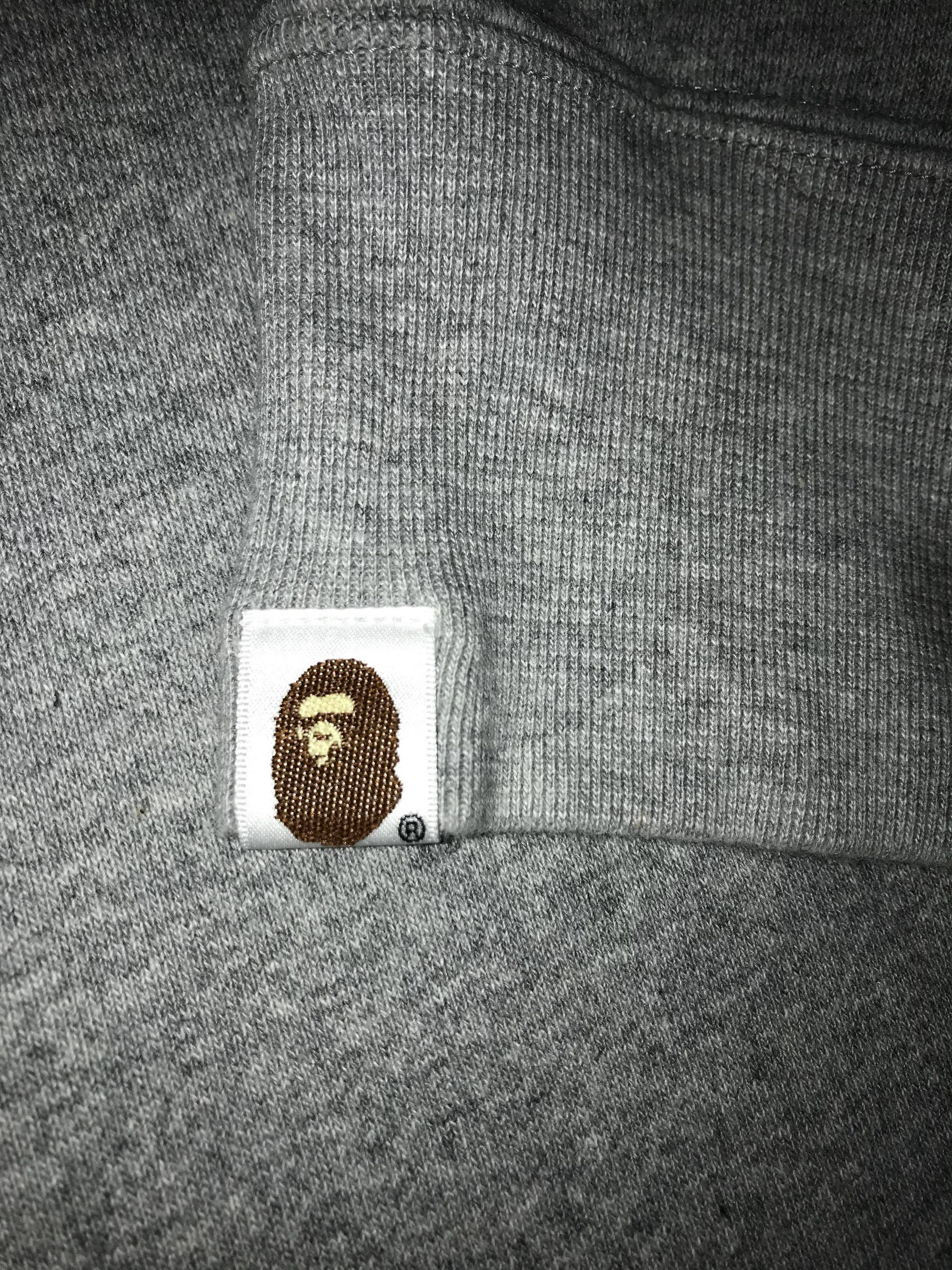Bape Bape grey/green camo half split zip hoodie S Size US S / EU 44-46 / 1 - 5 Thumbnail