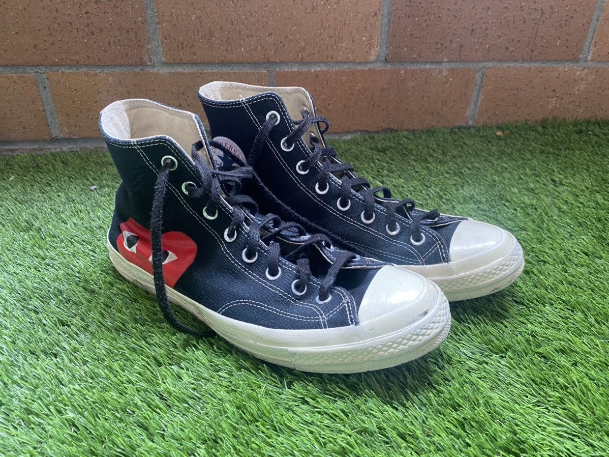 Converse CDG Play Converse Sneakers | Grailed