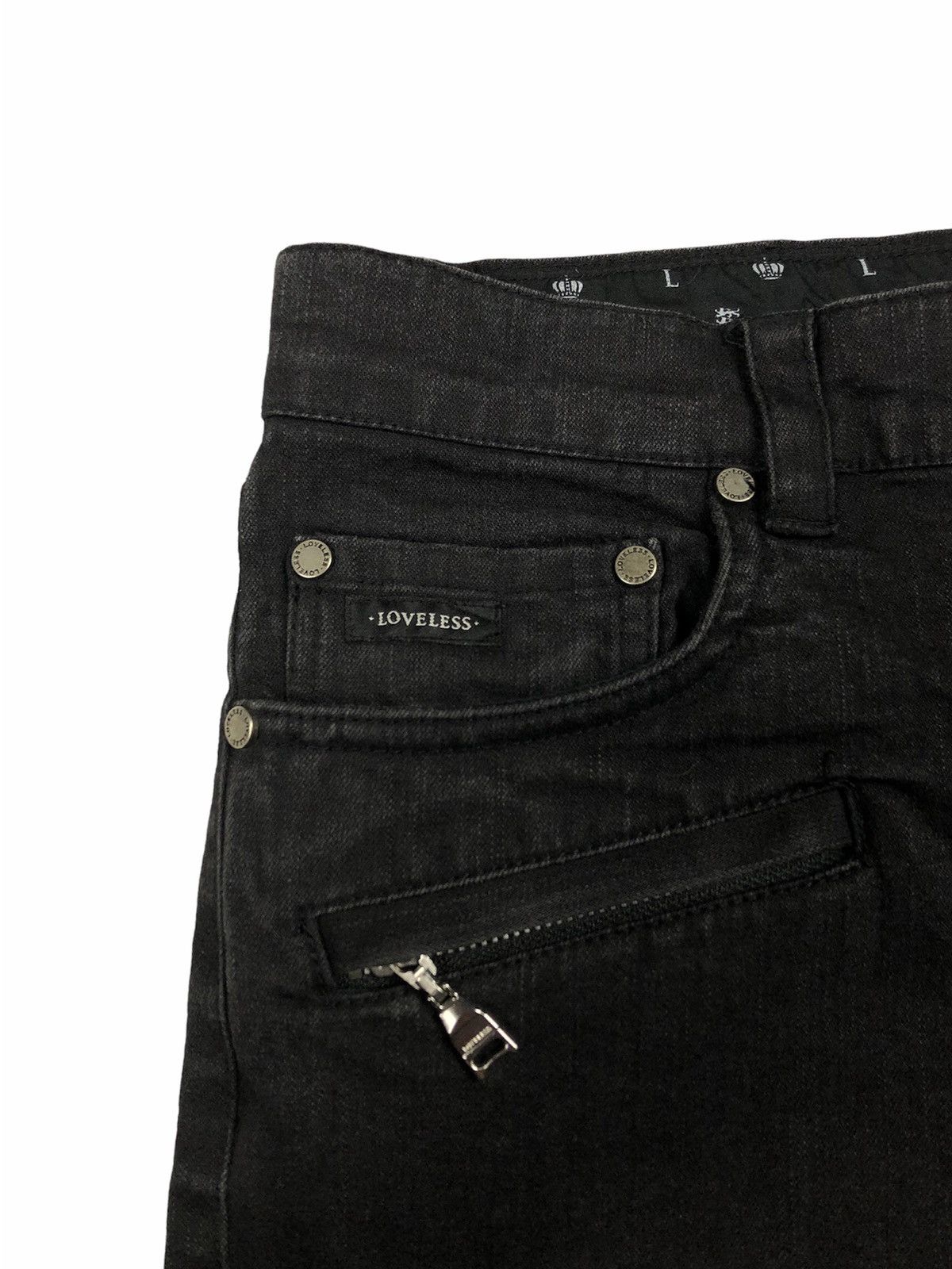 Japanese Brand Loveless 🇯🇵 Bondage Denim Size US 32 / EU 48 - 8 Thumbnail