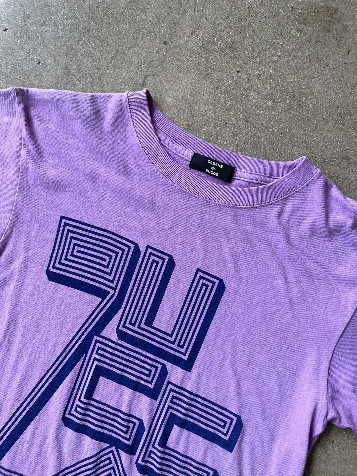 CABANE de ZUCCa × Issey Miyake Archive 90s Cabane De Zucca Script Tee Size US M / EU 48-50 / 2 - 3 Thumbnail