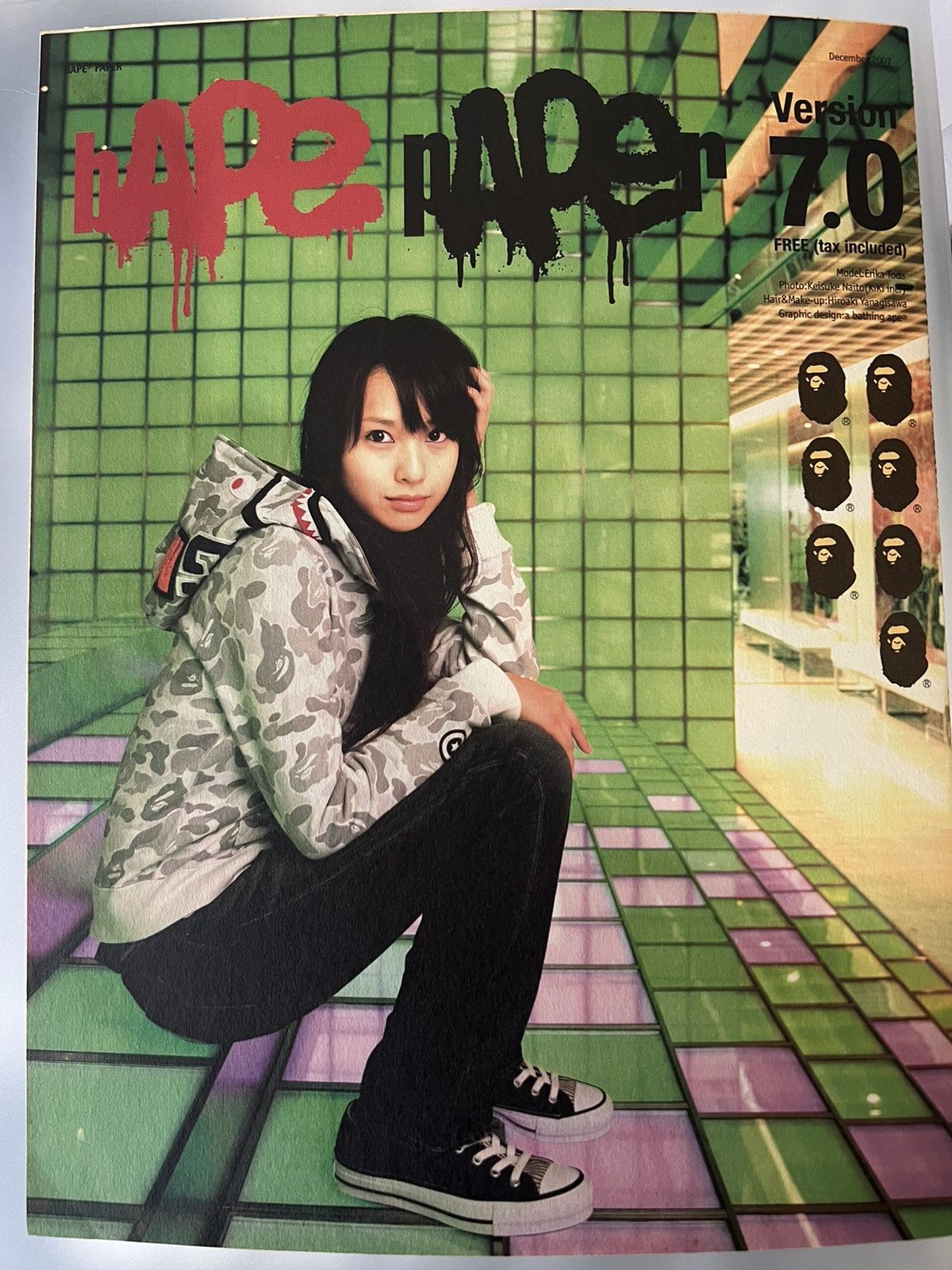Bape BAPE Girl Poster Isetan Plaid Japan A Bathing Ape Size ONE SIZE - 7 Thumbnail