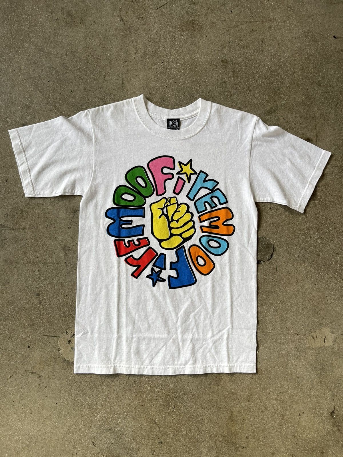 Japanese Brand Boxer Juntaro Japanese Artist MooFire Color block tee Size US S / EU 44-46 / 1 - 1 Thumbnail