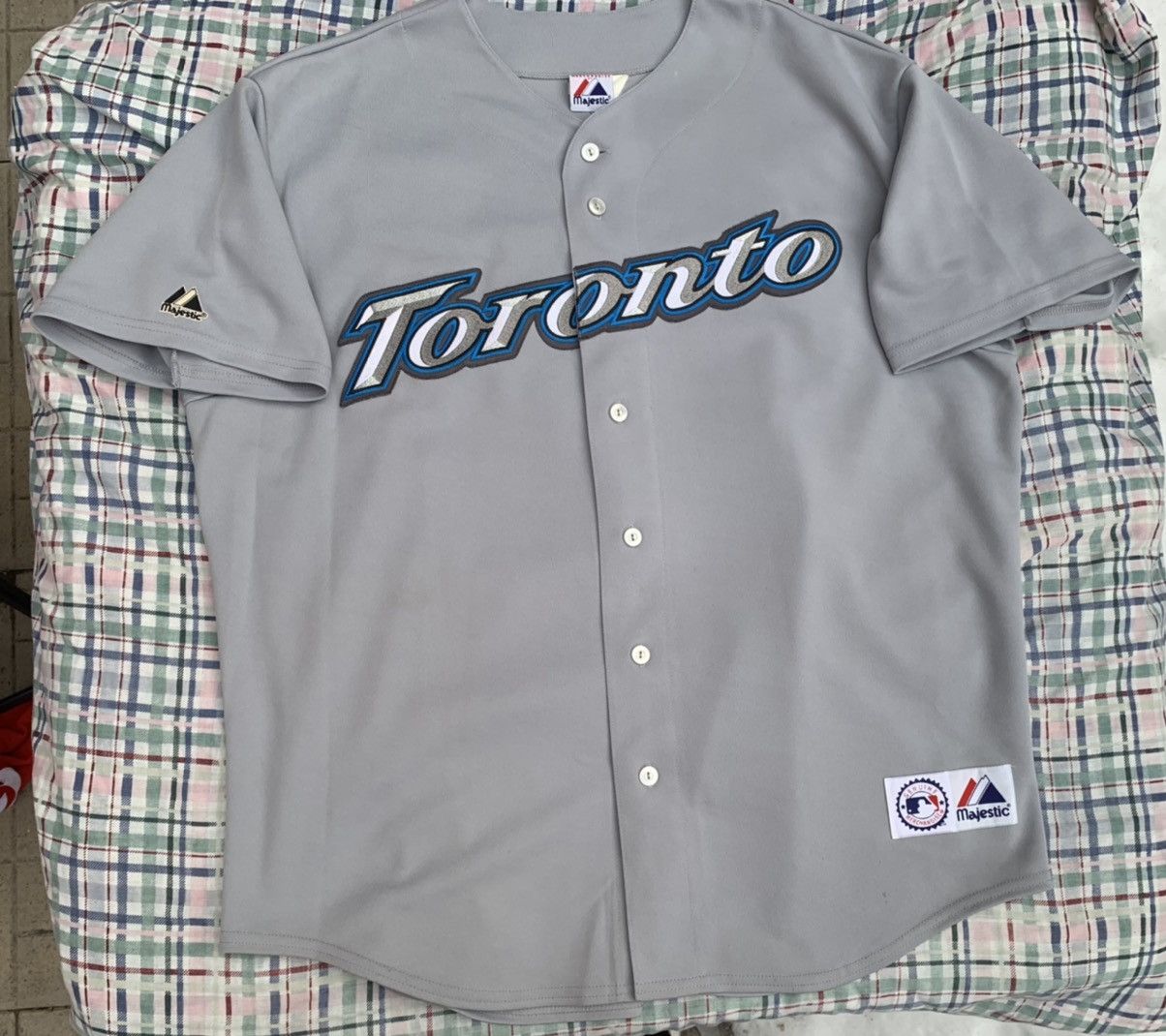 Toronto Blue Jays B.J. Ryan Jersey Size 2XL Black Button Up Vintage Baseball  EUC