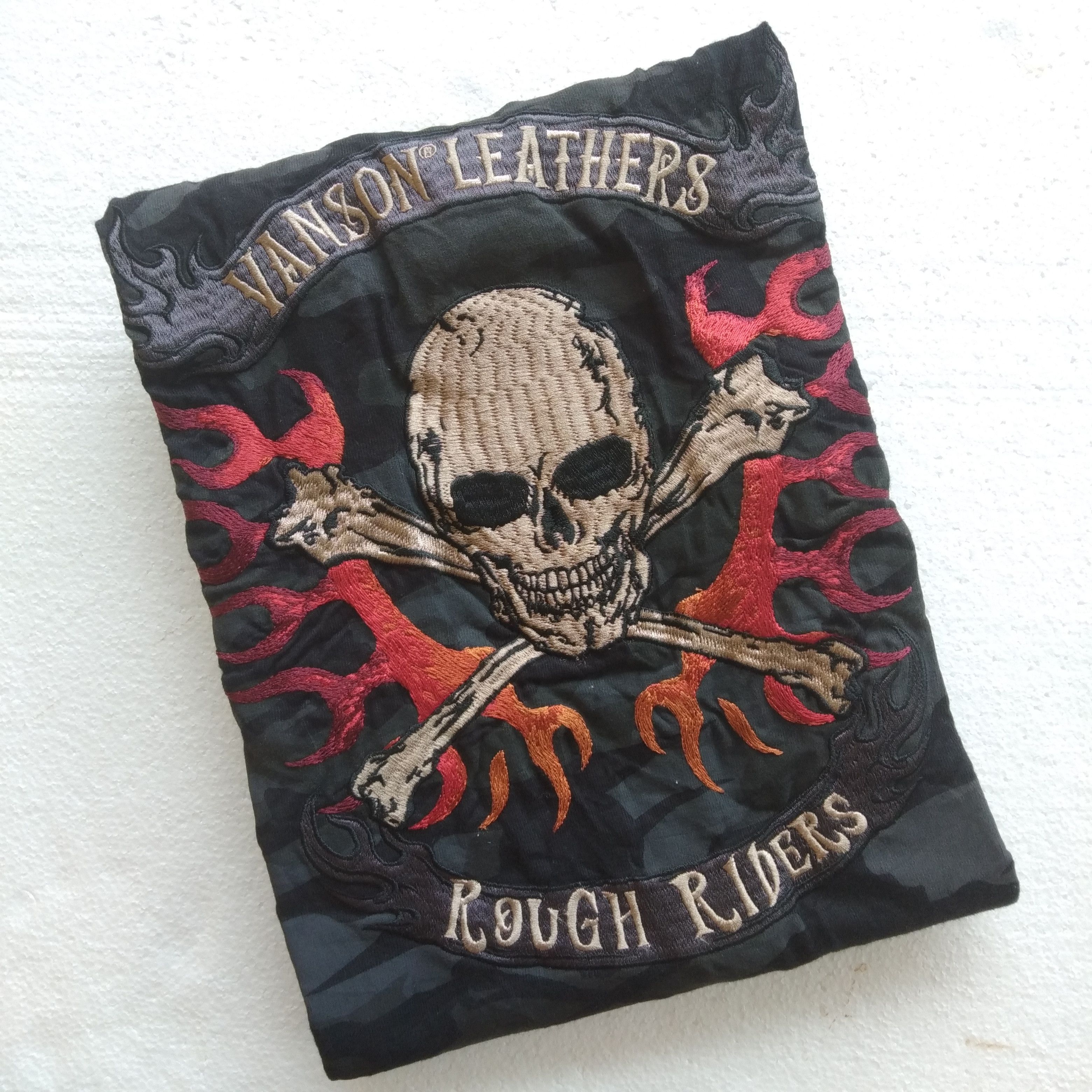 VANSON LEATHERS ROUGH RIDERS CAMO