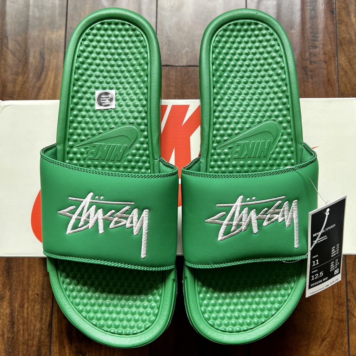 benassi stussy slides resell