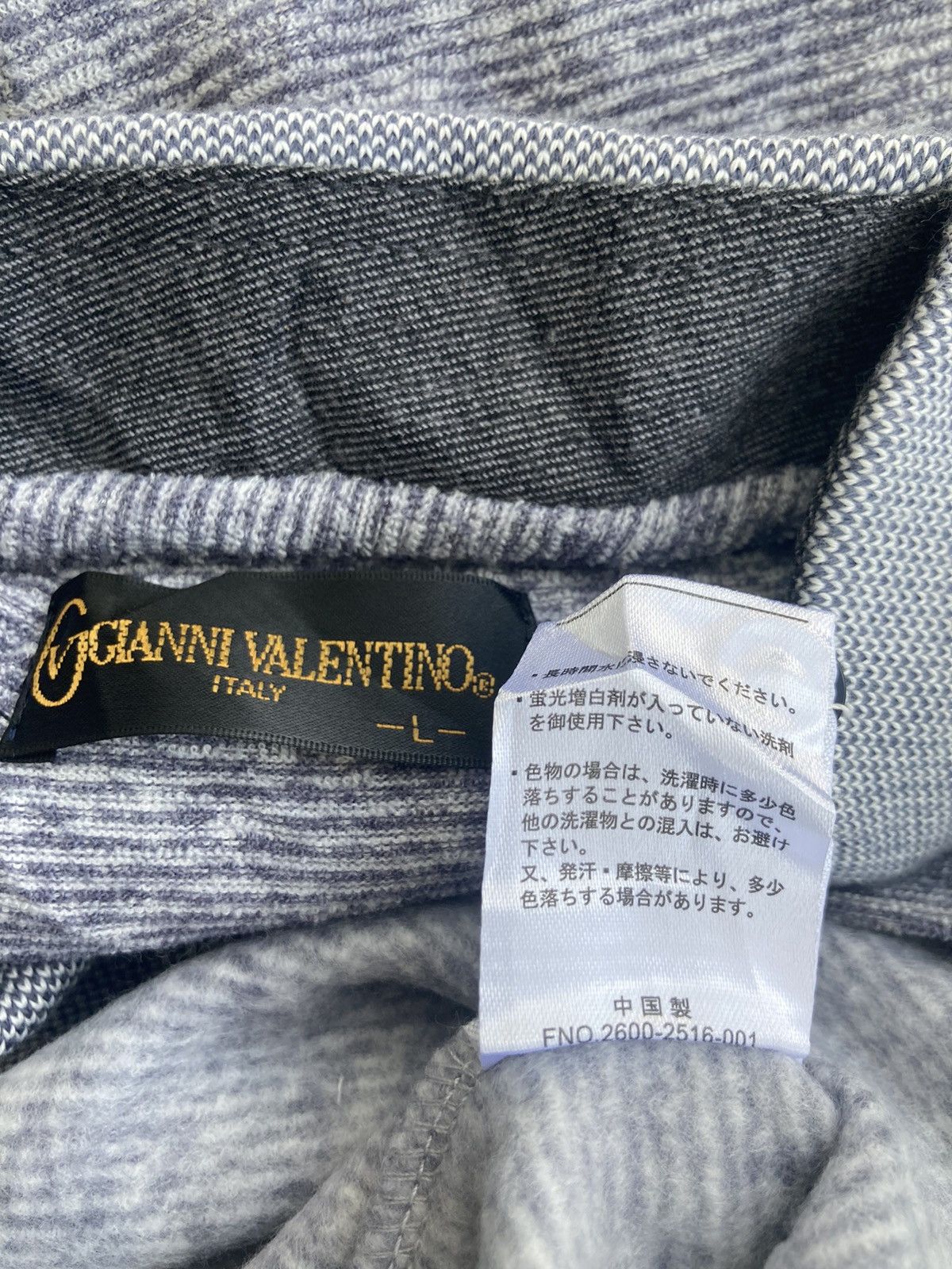 Designer GIANNI VALENTINO LONG SLEEVE POLOS Size US L / EU 52-54 / 3 - 6 Thumbnail