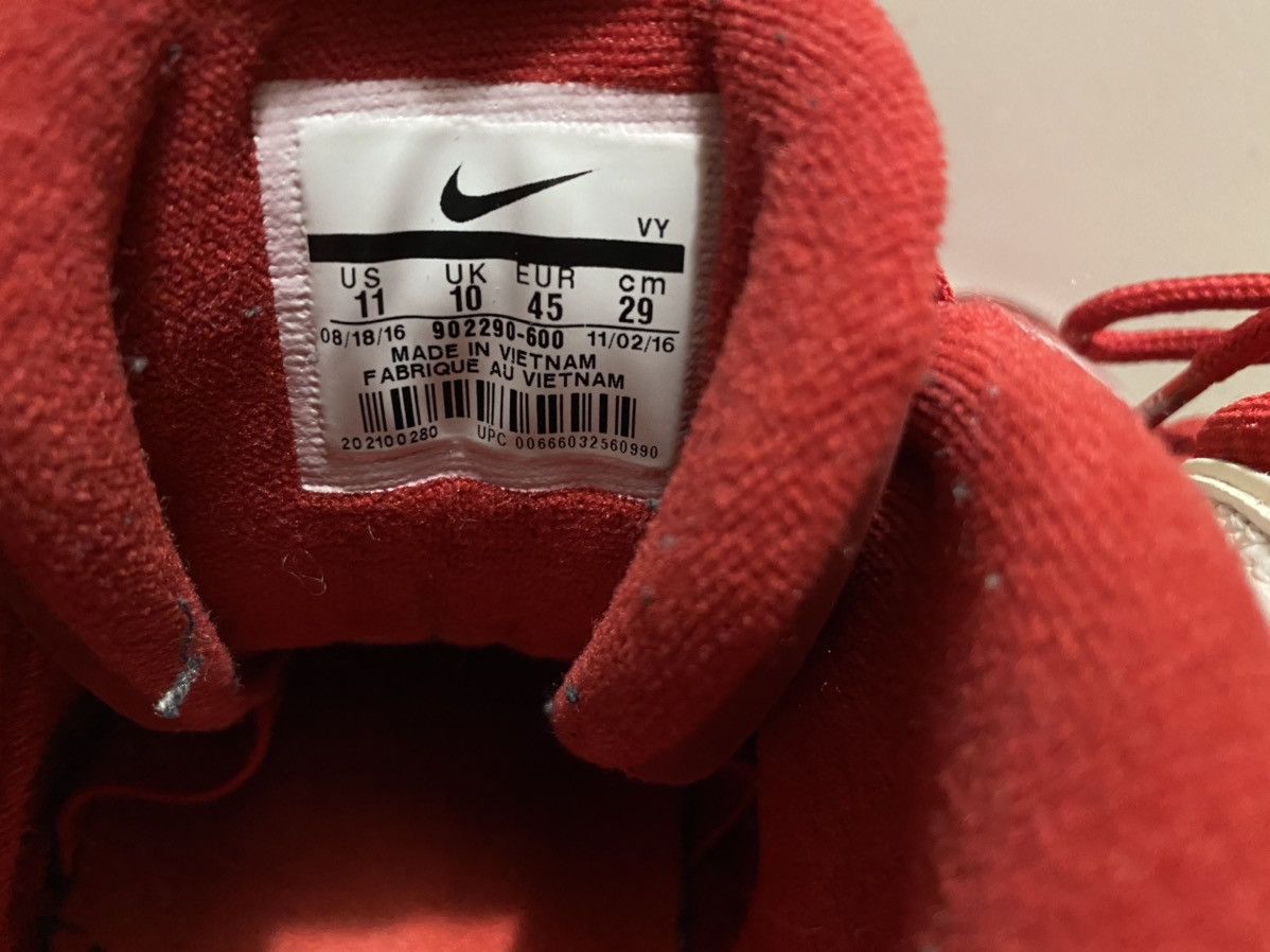 Nike × Supreme Air More Uptempo Red High 2017 Suptempo Size US 11 / EU 44 - 6 Thumbnail