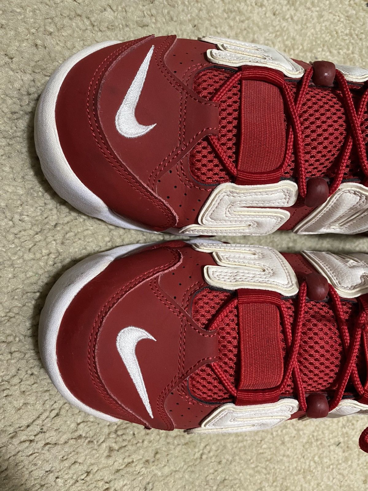 Nike × Supreme Air More Uptempo Red High 2017 Suptempo Size US 11 / EU 44 - 5 Thumbnail