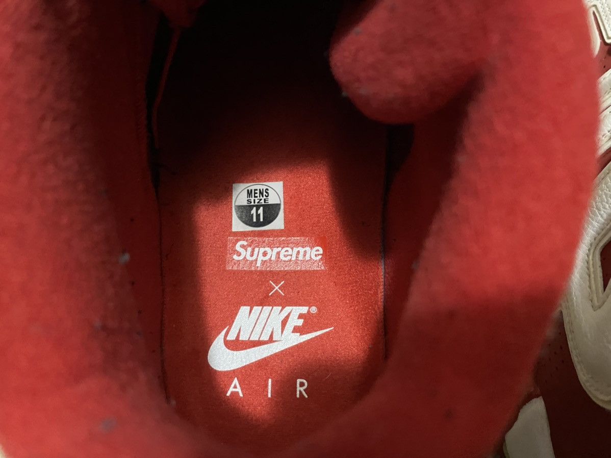 Nike × Supreme Air More Uptempo Red High 2017 Suptempo Size US 11 / EU 44 - 7 Thumbnail