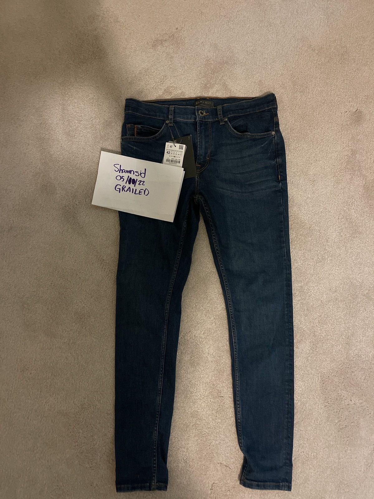 Zara NEW Zara denim skinny jeans 32x30