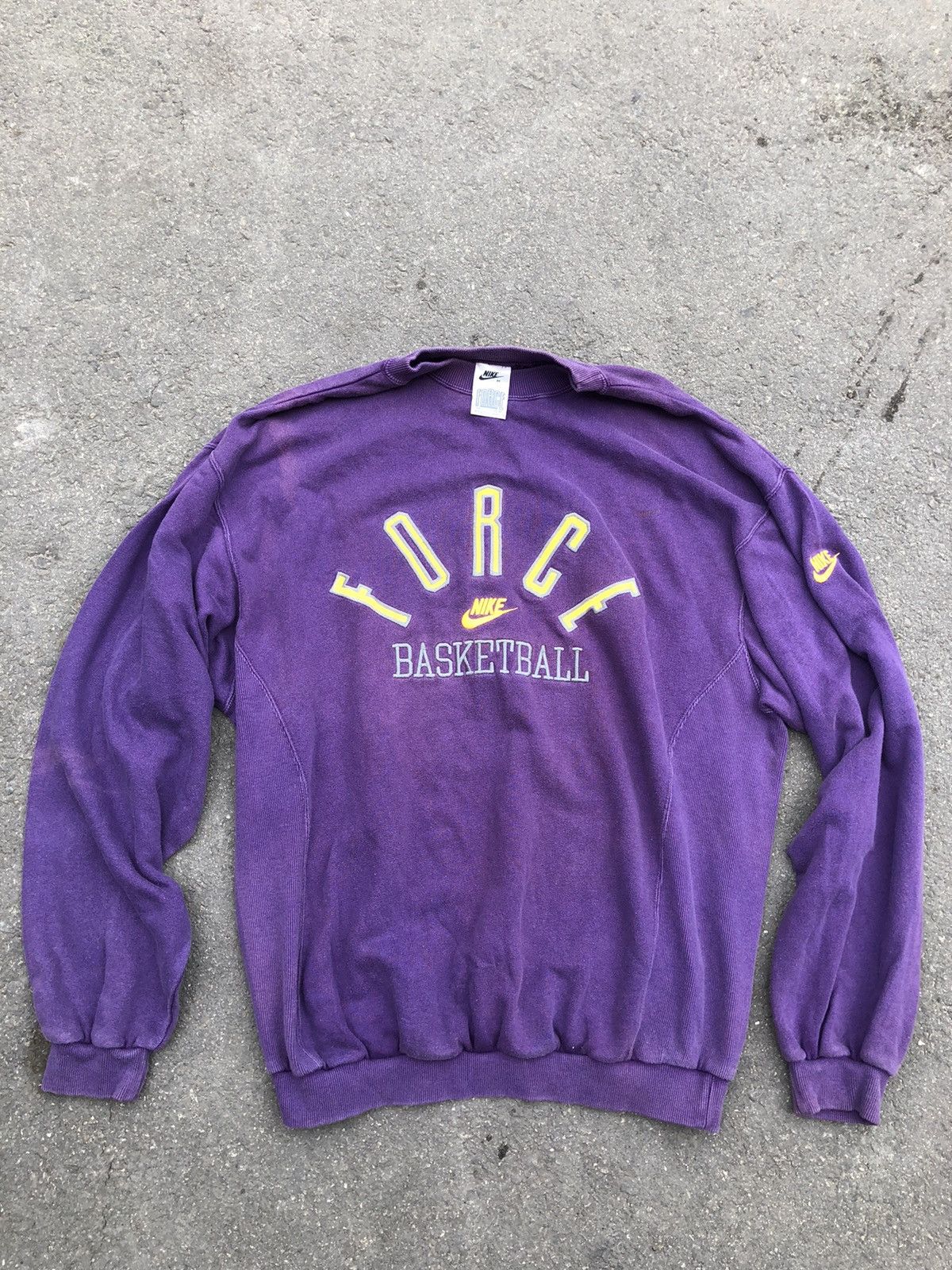 Nike Vintage Nike Force Basketball Sweatshirt Grailed
